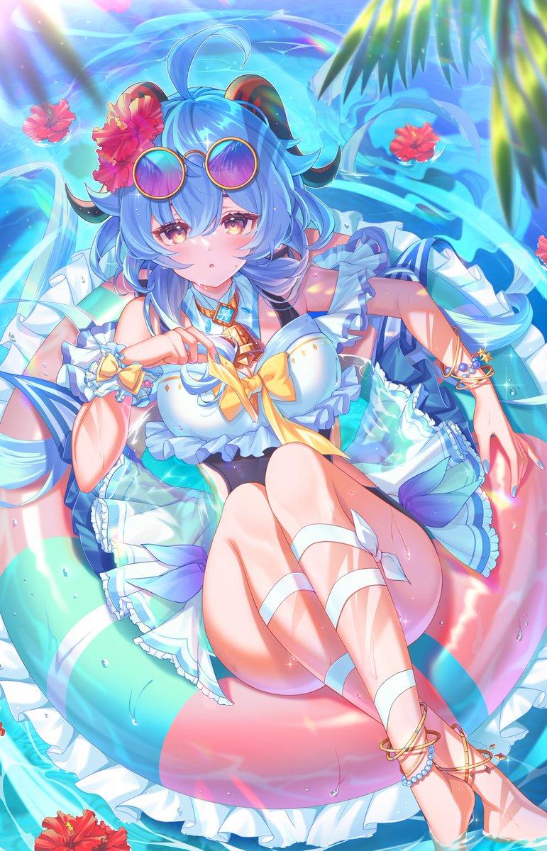 二次元图片 原神胡桃 原神甘雨 原神神里凌华 原神八重神子 插画-第3张