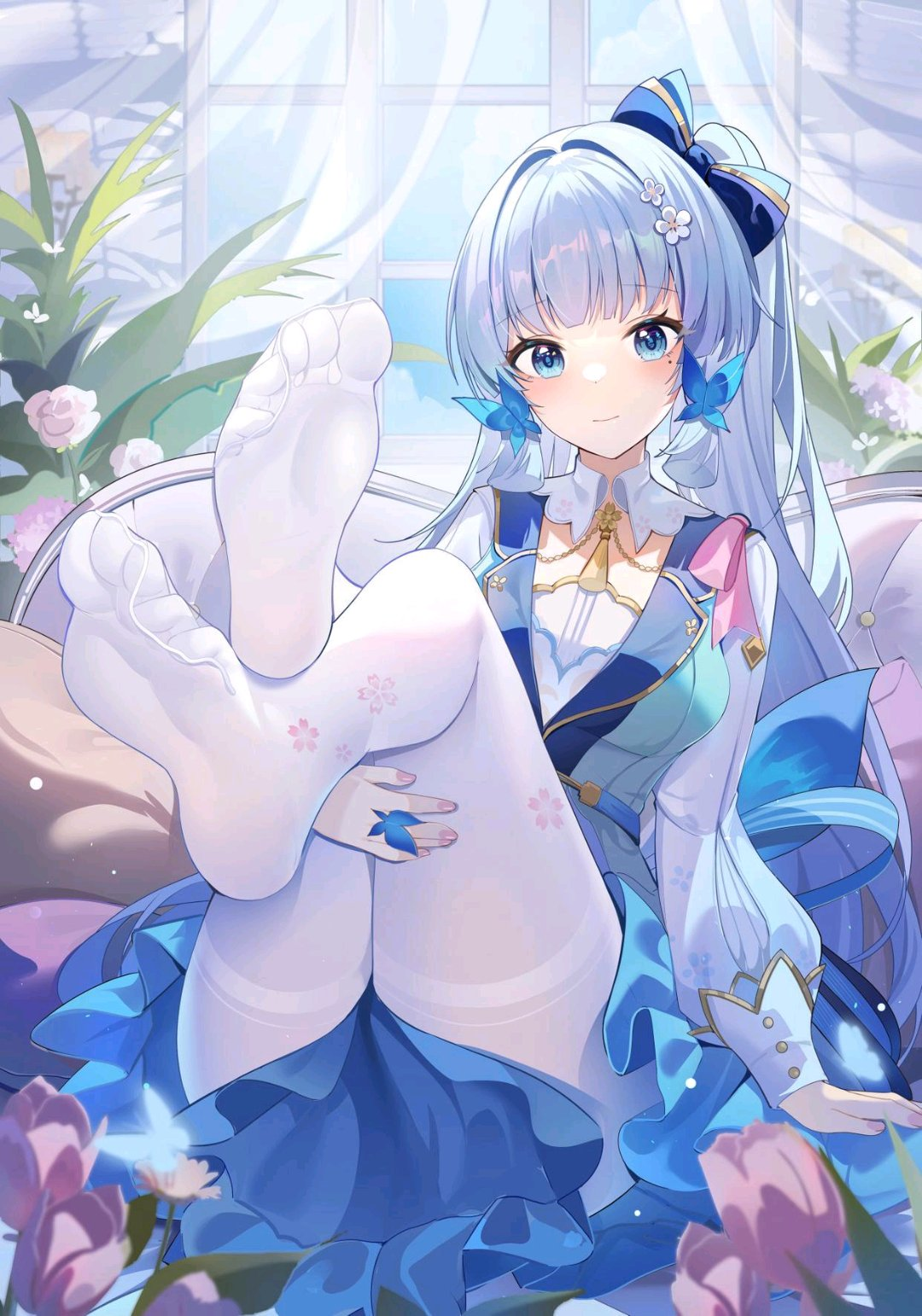 二次元图片 原神胡桃 原神甘雨 原神神里凌华 原神八重神子 插画-第6张