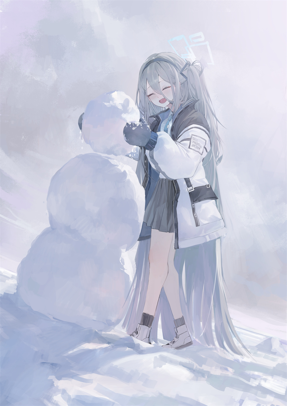 【P站美图】超可爱银发美少女 兽耳芙宁娜 今日插画壁纸推荐 P站美图-第8张