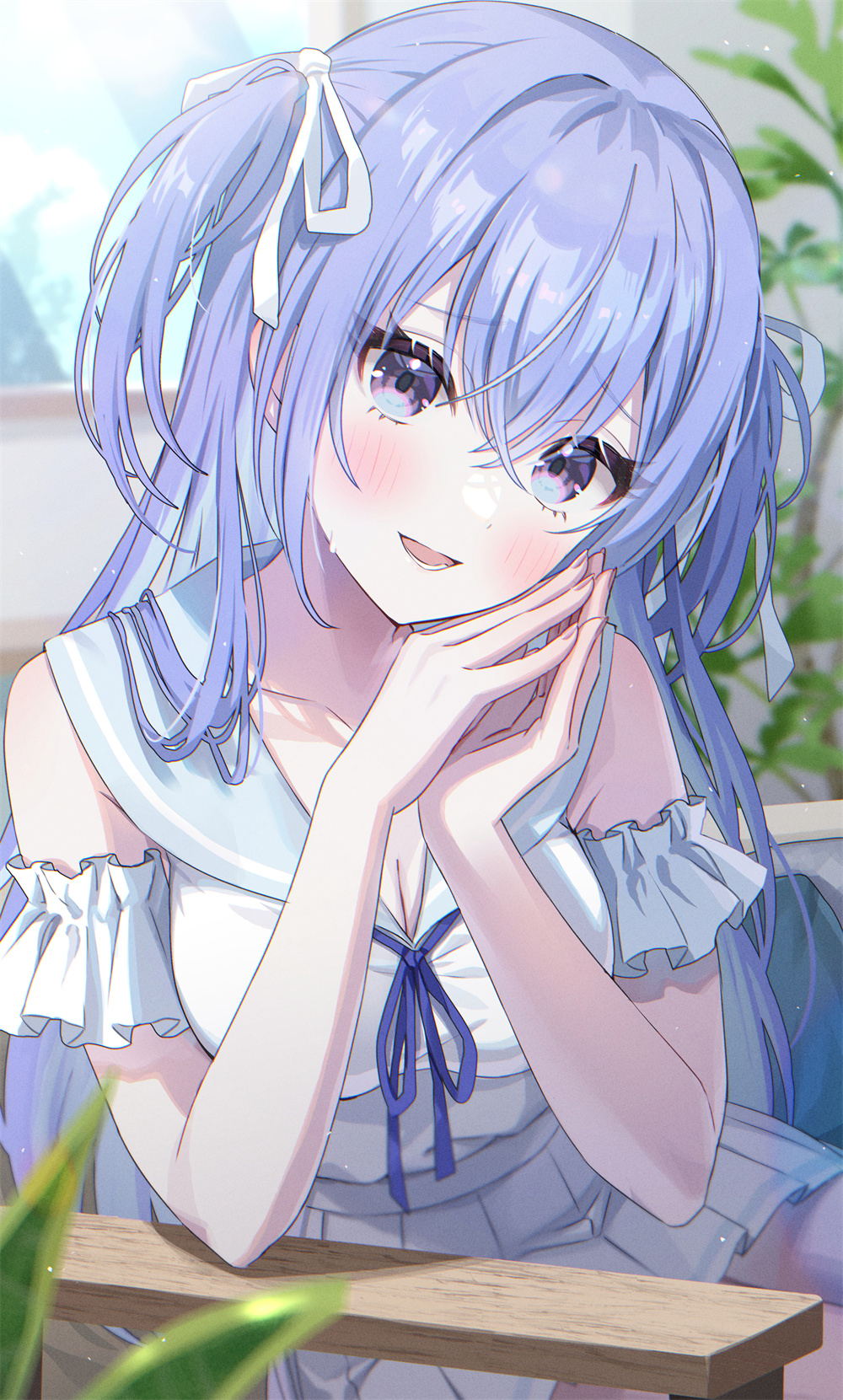 【P站美图】超可爱银发美少女 兽耳芙宁娜 今日插画壁纸推荐 P站美图-第4张
