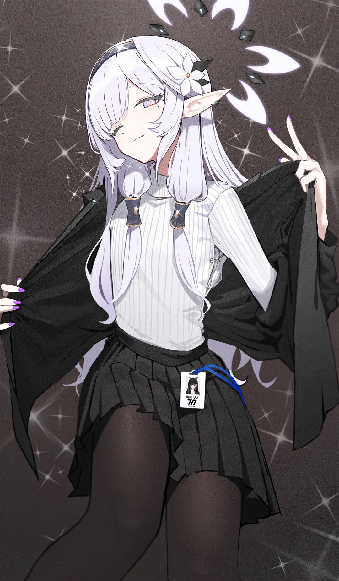 【动漫美图】碧蓝档案 明星日鞠 鬼方佳世子 空崎日奈 崩坏 寒鸦 卡芙卡 动漫壁纸推荐 P站美图-第16张