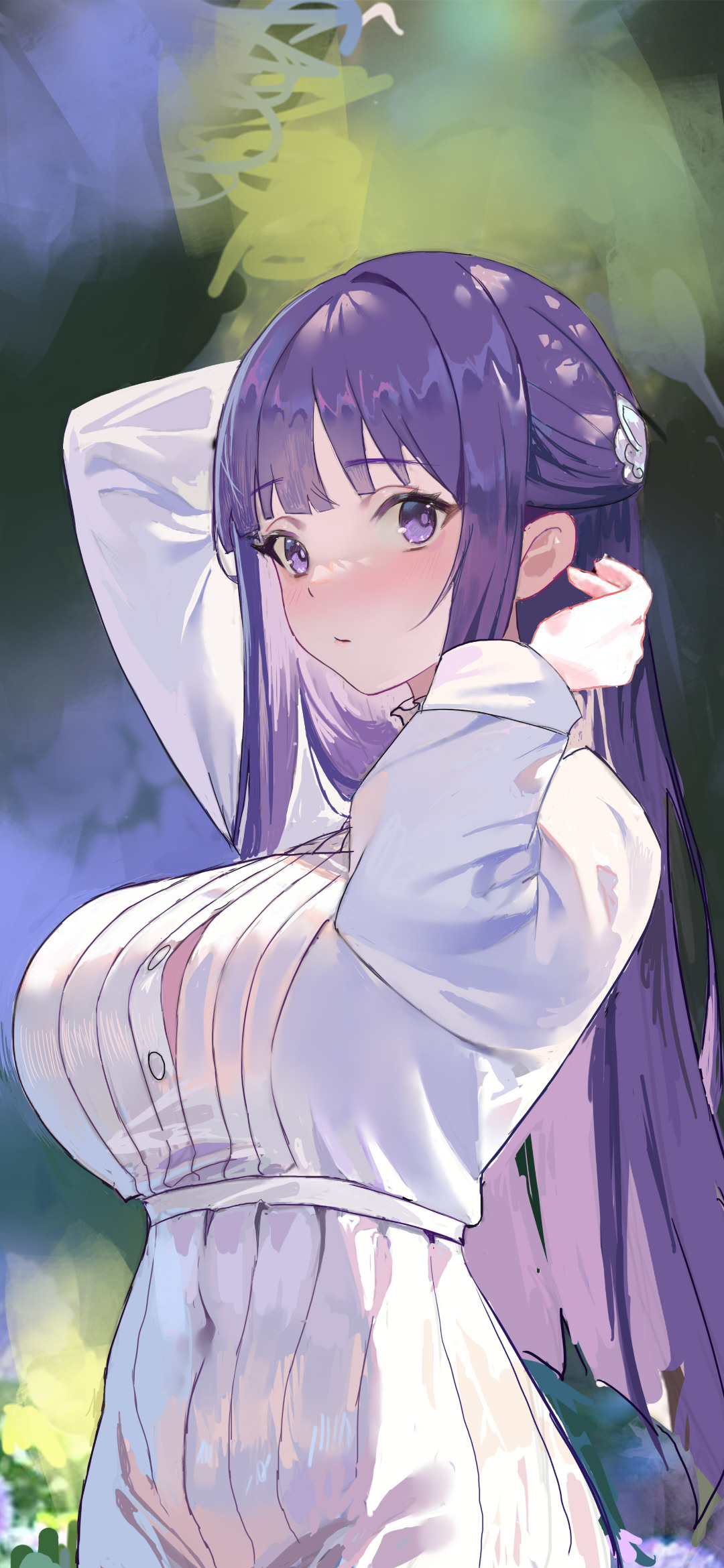 【动漫壁纸】粉毛兽耳少女 原神 八重神子 明日方舟 斯卡蒂 深夜里想着你心乱如麻 壁纸-第3张