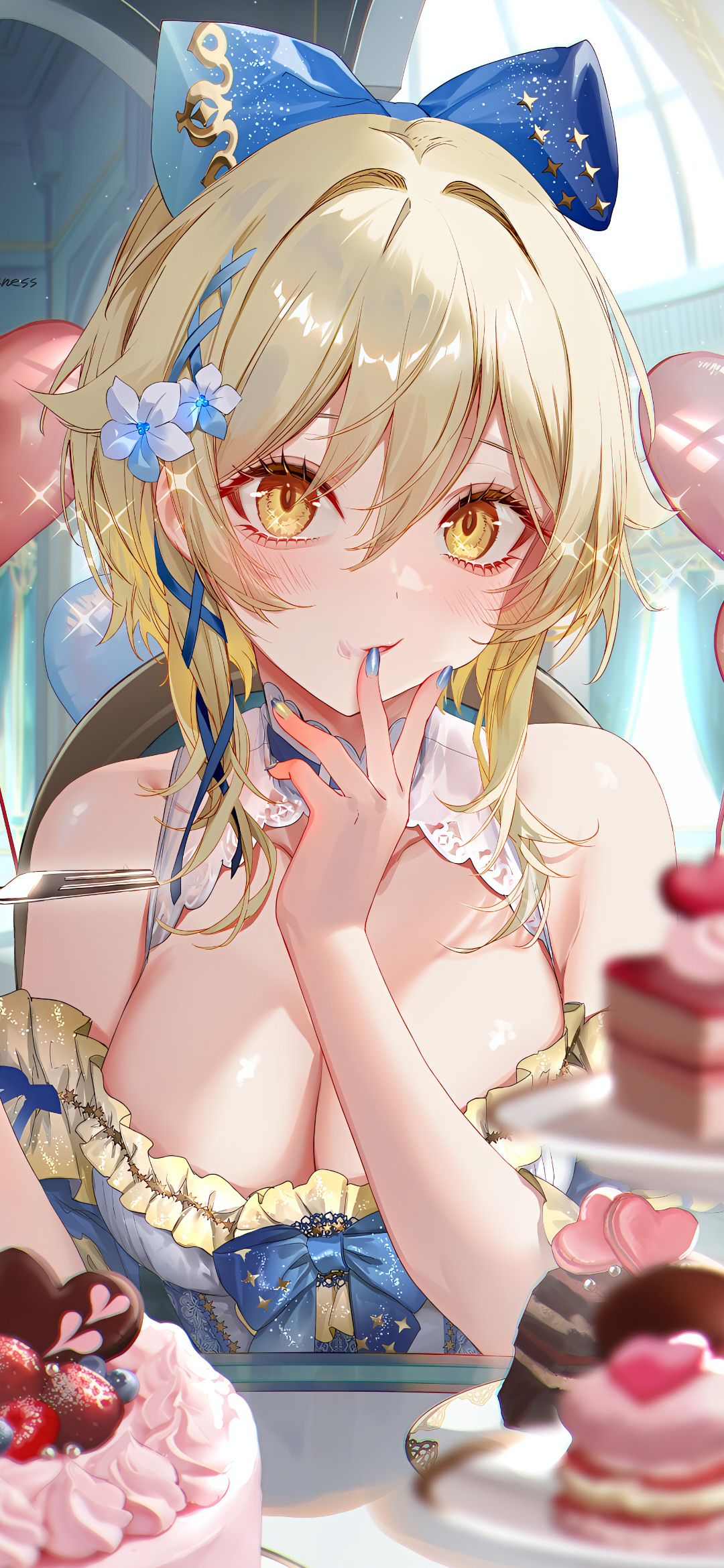【动漫壁纸】粉毛兽耳少女 原神 八重神子 明日方舟 斯卡蒂 深夜里想着你心乱如麻 壁纸-第12张