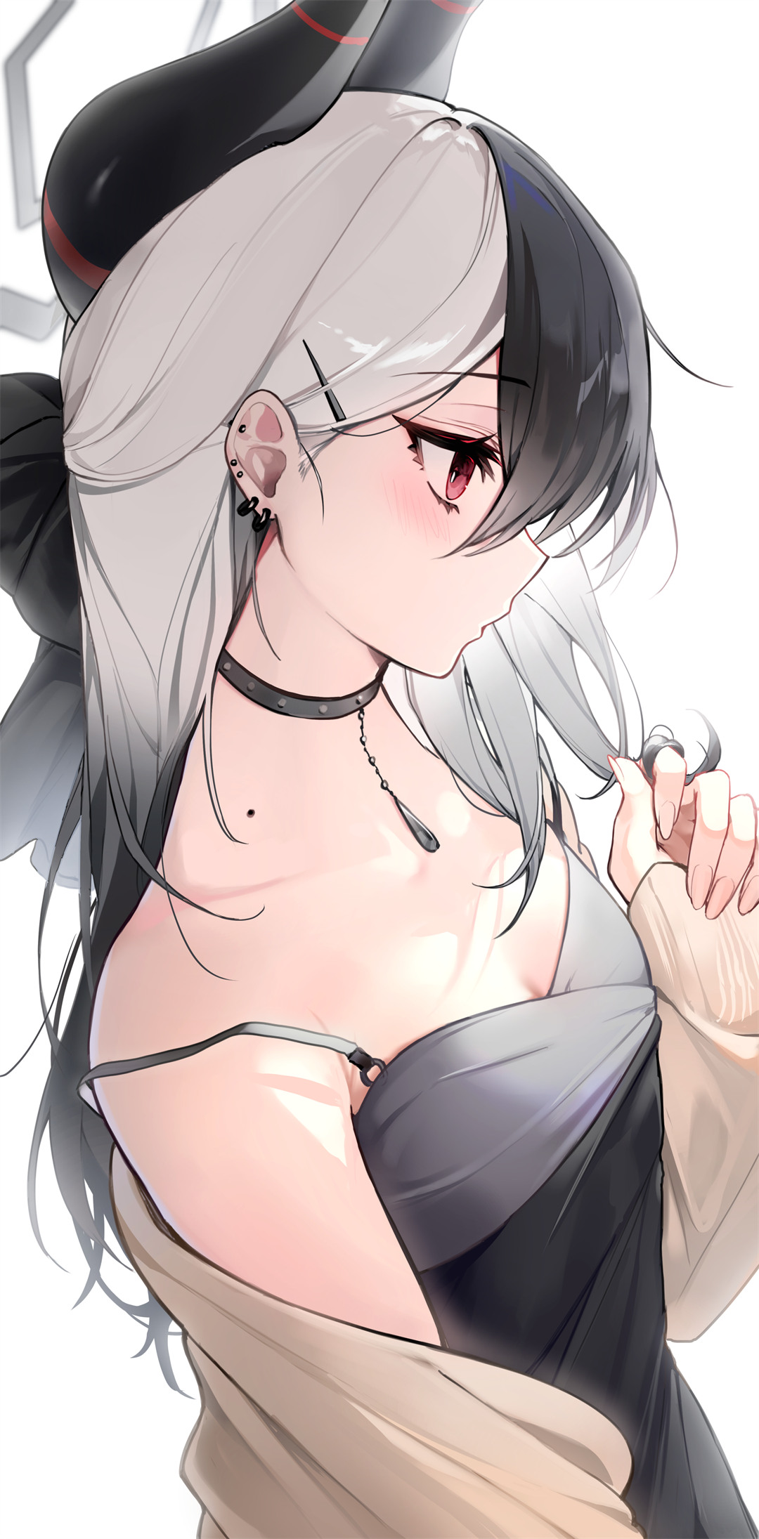 【插画精选】比基尼蓝发少女 双马尾妹子 碧蓝档案 鬼方カヨコ 会员美图壁纸推荐 精选插画-第2张