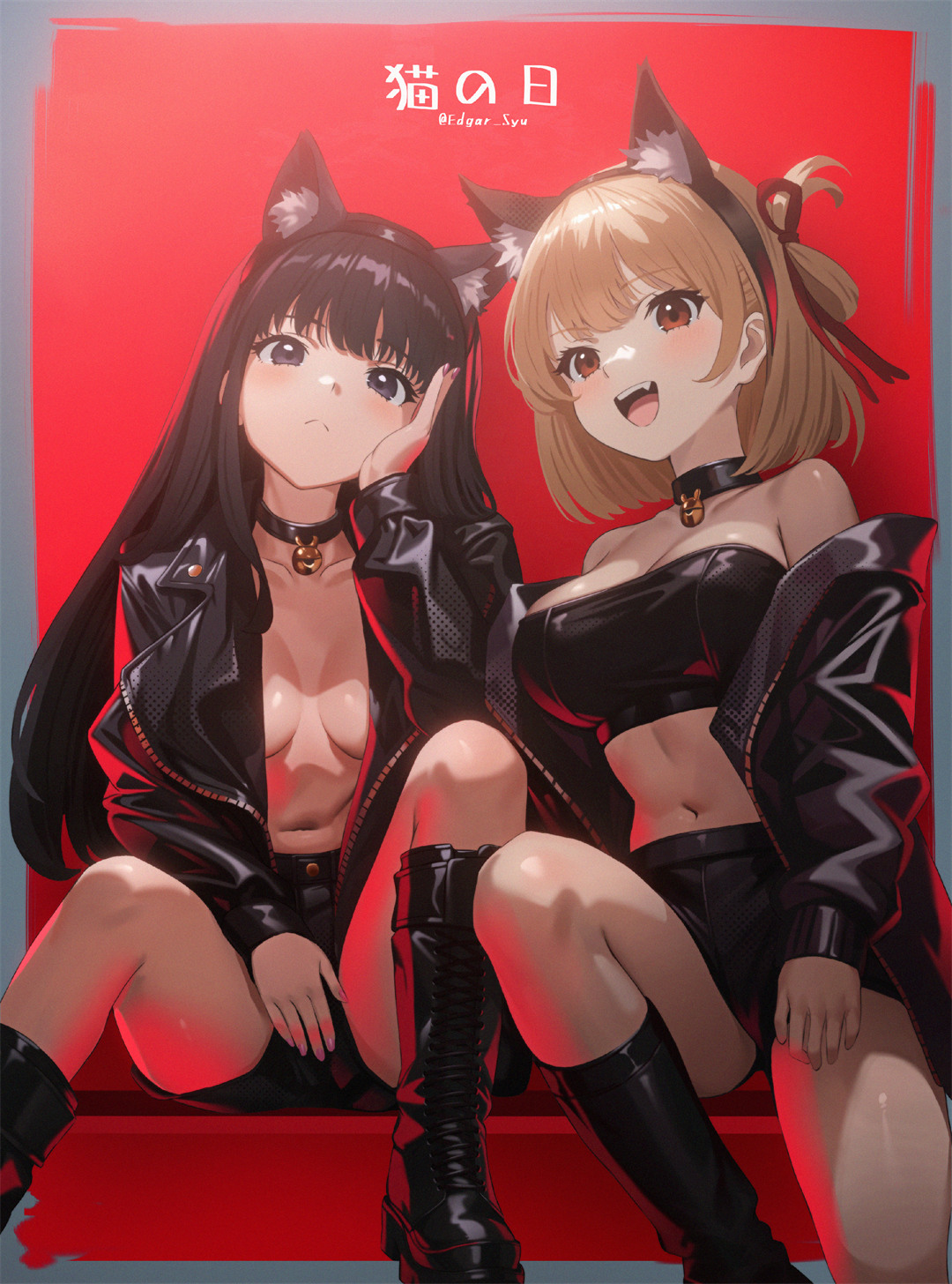 【插画精选】比基尼蓝发少女 双马尾妹子 碧蓝档案 鬼方カヨコ 会员美图壁纸推荐 精选插画-第5张