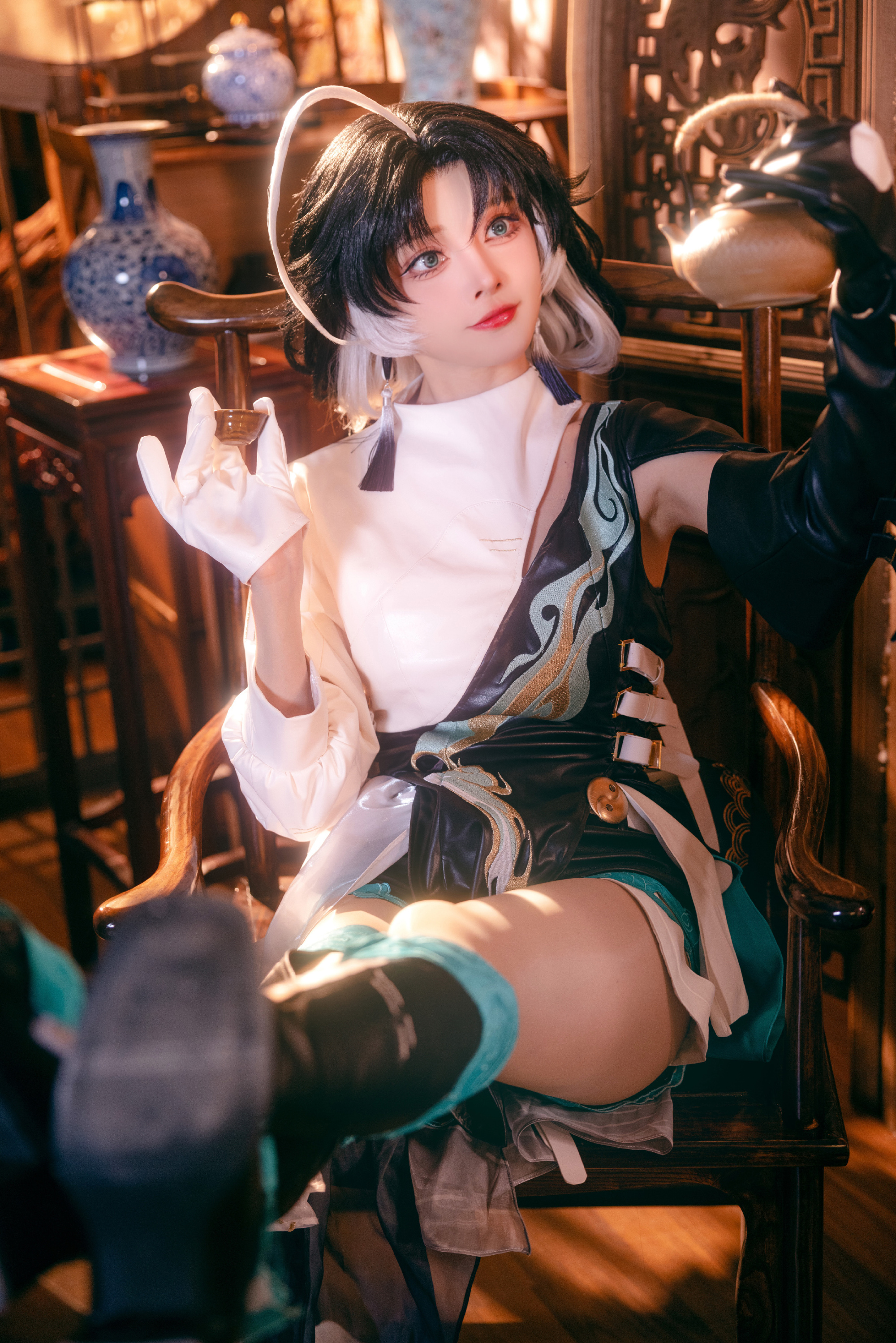 COSPLAY 气聚天地，日累月积。随风出拳，如此而已。 鸣潮 鉴心@宵鱼鱼 COSPLAY-第13张