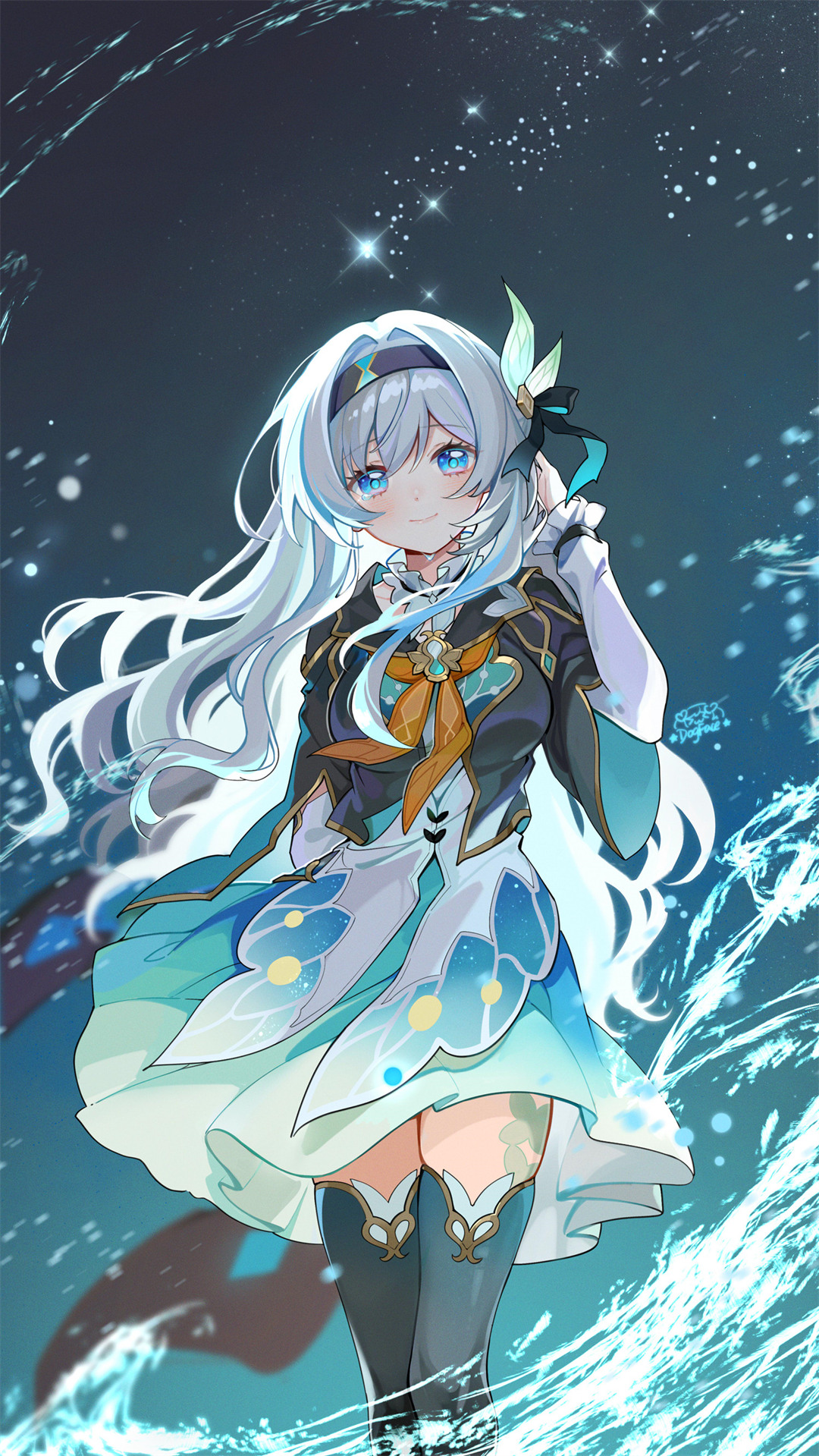 【P站美图】崩坏：星穹铁道 流萤 花火 黑天鹅 碧蓝档案 圣园弥香 插画壁纸推荐 P站美图-第1张