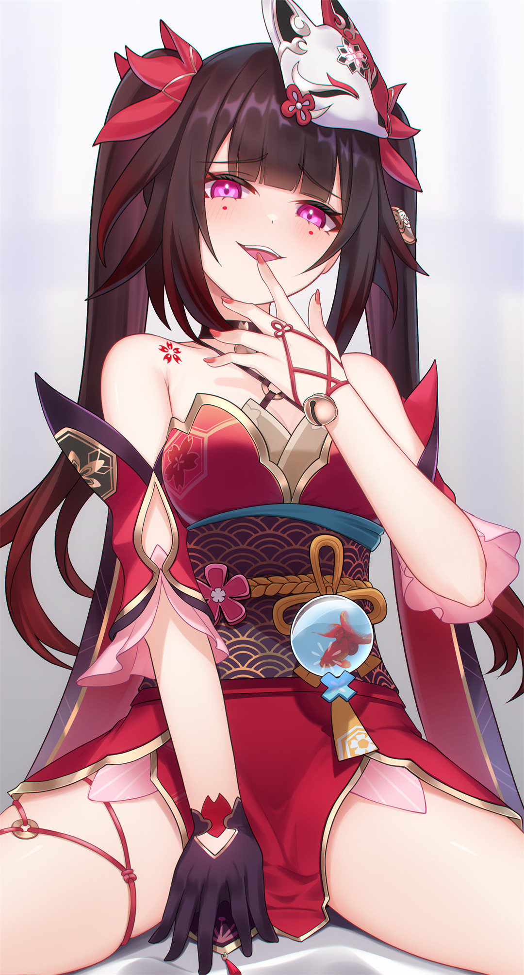 【P站美图】崩坏：星穹铁道 流萤 花火 黑天鹅 碧蓝档案 圣园弥香 插画壁纸推荐 P站美图-第5张