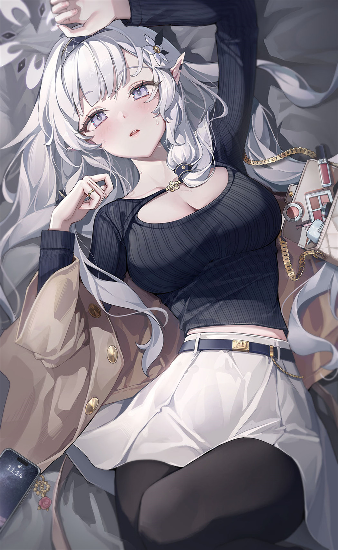 【P站美图】崩坏：星穹铁道 流萤 花火 黑天鹅 碧蓝档案 圣园弥香 插画壁纸推荐 P站美图-第10张