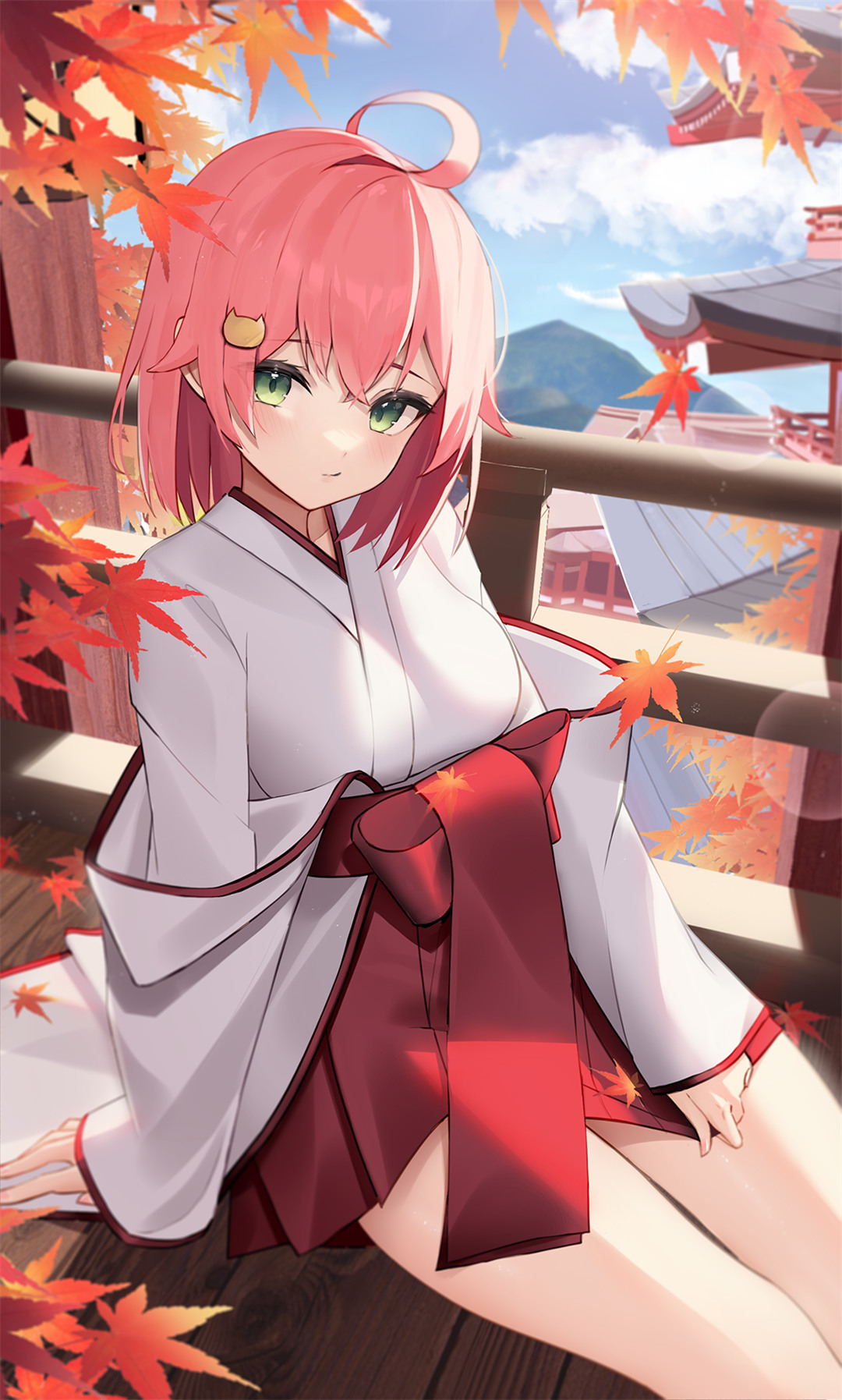 【P站画师】虚拟主播 天音彼方 雪花拉米 白上吹雪 樱巫女 THOMAS的插画壁纸推荐 P站画师-第2张