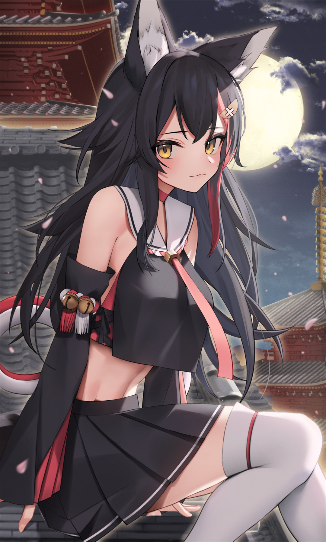 【P站画师】虚拟主播 天音彼方 雪花拉米 白上吹雪 樱巫女 THOMAS的插画壁纸推荐 P站画师-第5张