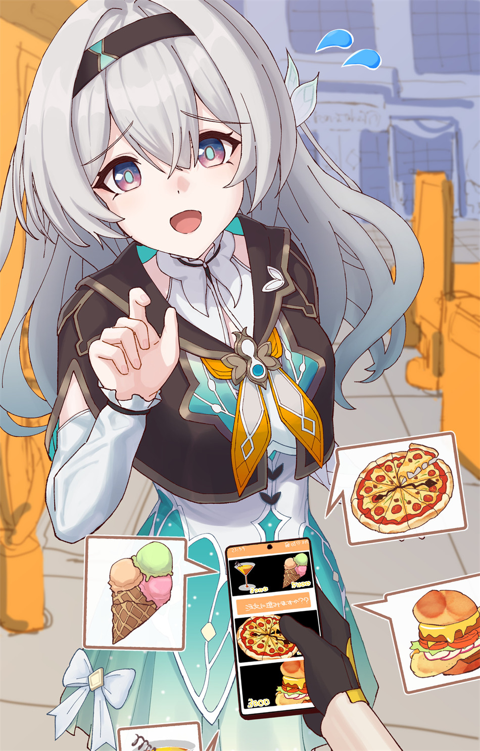 【P站美图】崩坏：星穹铁道 流萤 花火 星 原神 巴啦啦 小鲨鱼 插画壁纸推荐 P站美图-第14张