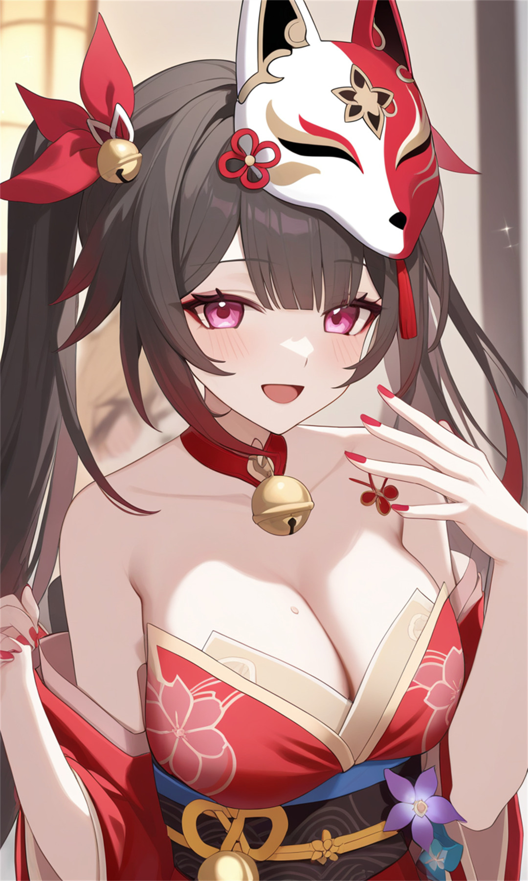 【AI精选】崩坏：星穹铁道 花火 流萤 原神 神里绫华 会员插画美图推荐 精选插画-第4张