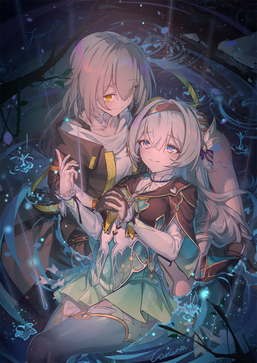 【动漫插画】粉毛双马尾少女 原神 小草神 八重神子 崩坏 黑天鹅 流萤 不要忘记我爱你 P站美图-第5张