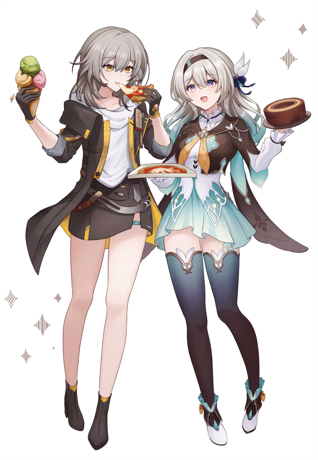 【P站美图】星穹铁道 黄泉 花火 流萤 碧蓝档案 砂狼白子 插画壁纸推荐 P站美图-第16张