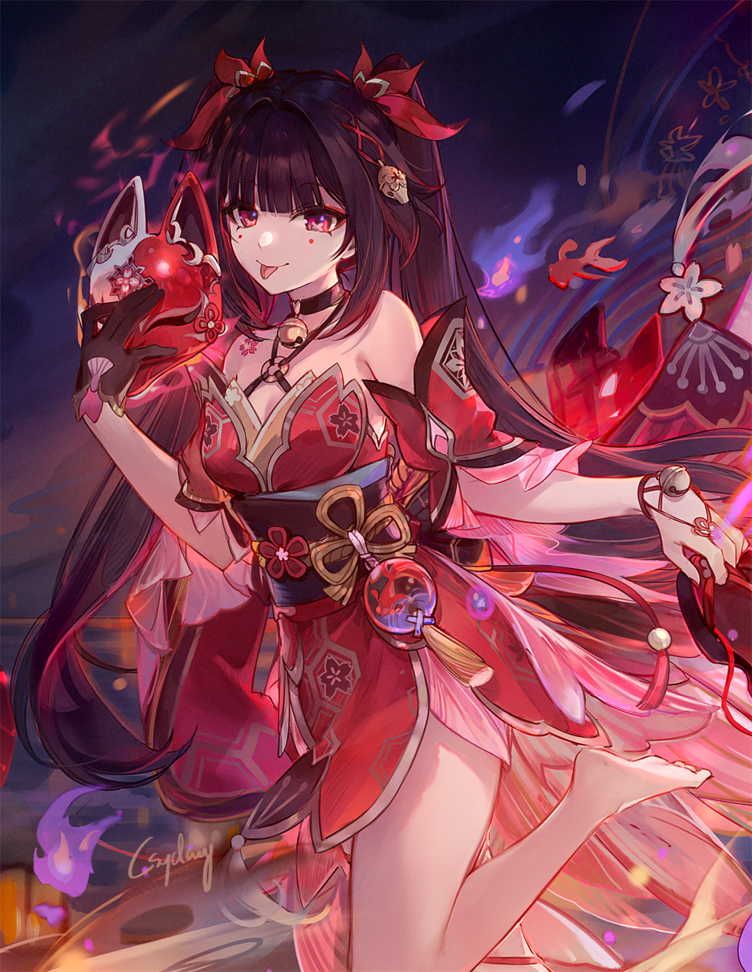 【P站美图】崩坏：星穹铁道 花火小合集 黑天鹅  流萤 明日方舟 提丰 插画壁纸推荐 P站美图-第10张