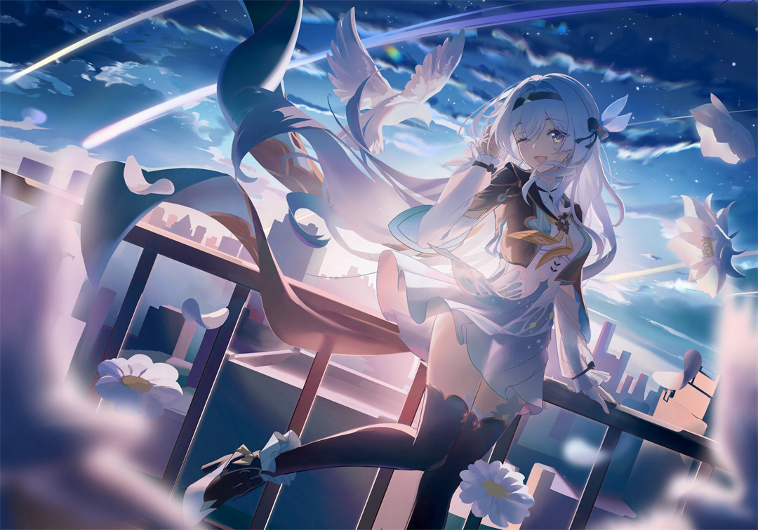 【P站美图】崩坏：星穹铁道 花火小合集 黑天鹅  流萤 明日方舟 提丰 插画壁纸推荐 P站美图-第16张