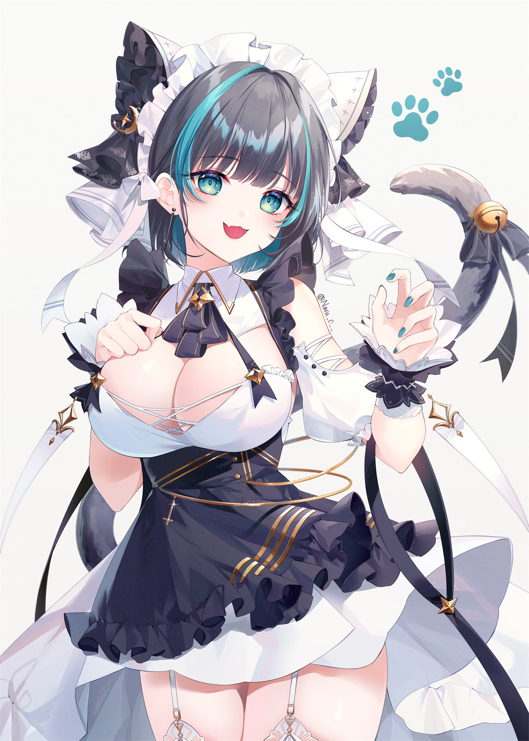 【画师精选】特别喜欢画绝对领域的画师 Naru的插画作品推荐 插画精选-第1张