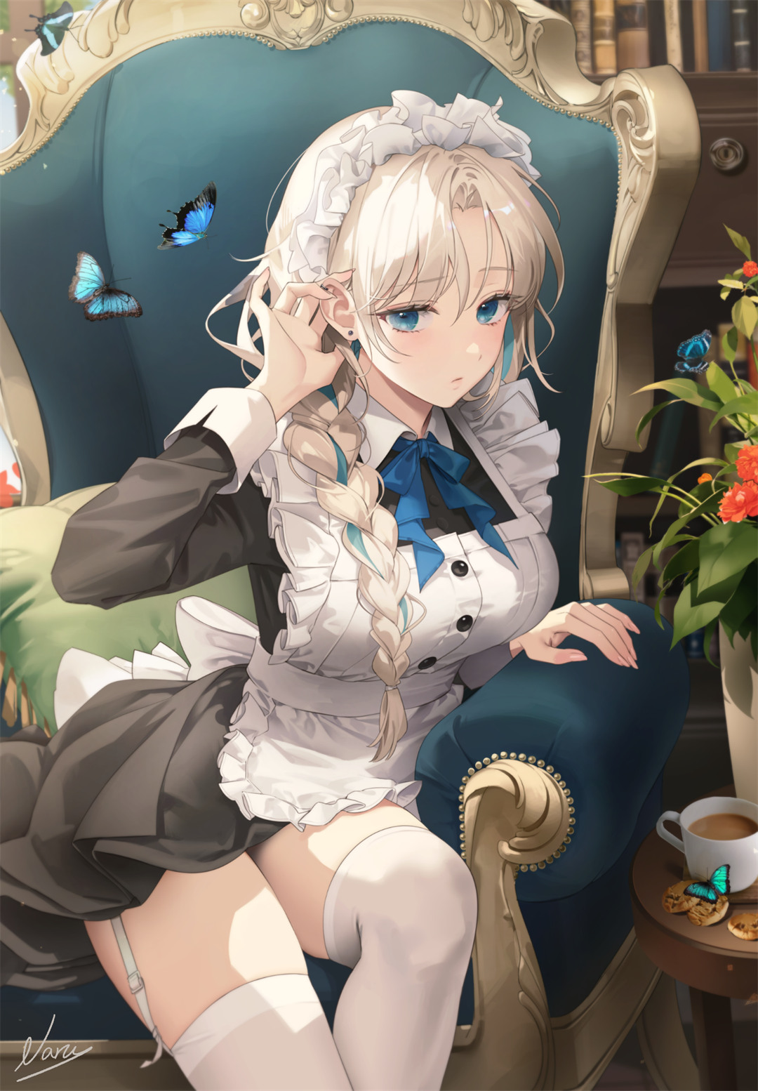 【画师精选】特别喜欢画绝对领域的画师 Naru的插画作品推荐 插画精选-第6张