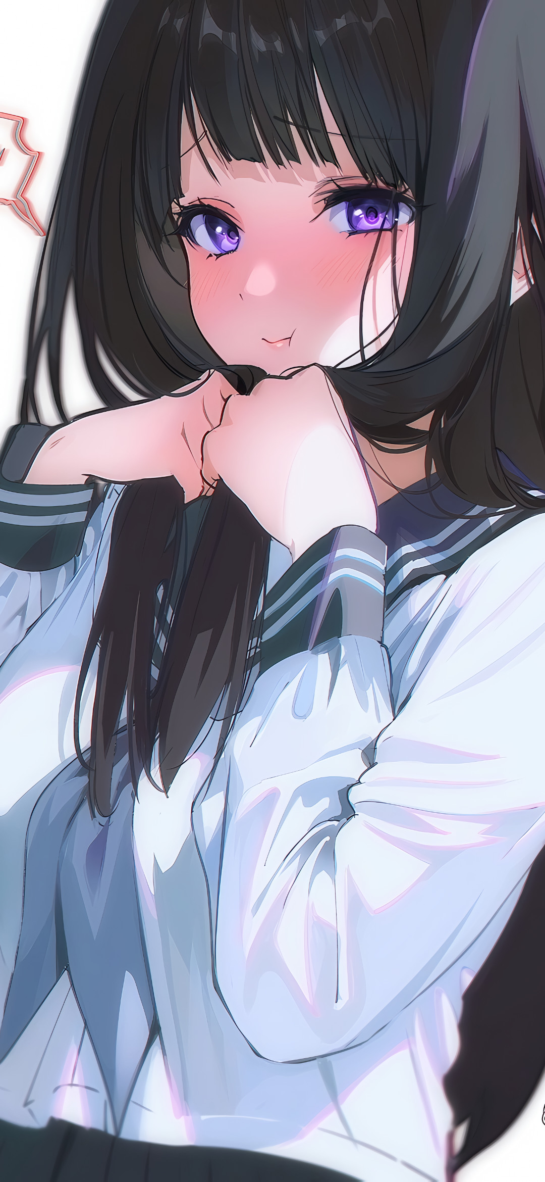 【动漫壁纸】原神 申鹤 碧蓝档案 早濑优香 JK制服少女 花火 很爱很爱你没人能代替 壁纸-第3张