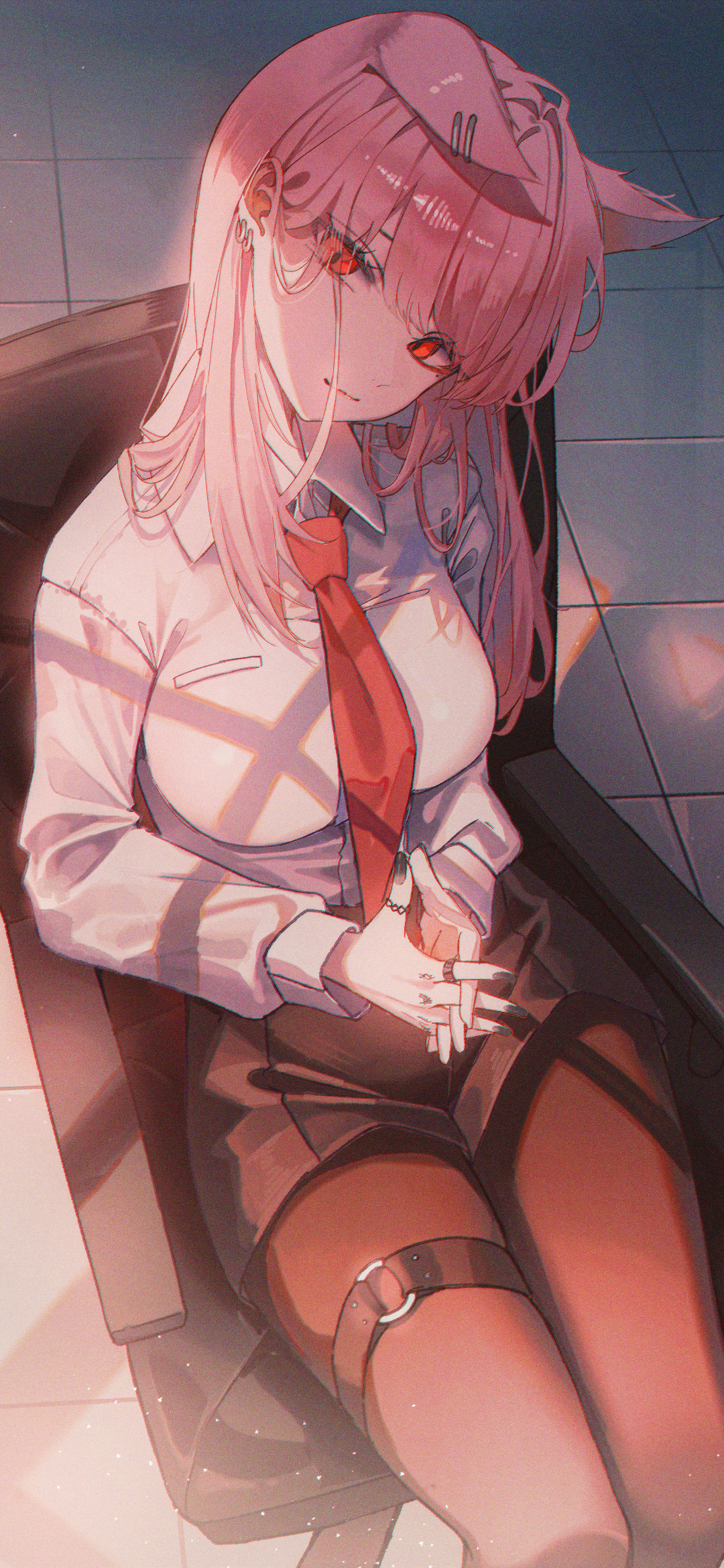 【动漫壁纸】原神 申鹤 碧蓝档案 早濑优香 JK制服少女 花火 很爱很爱你没人能代替 壁纸-第9张