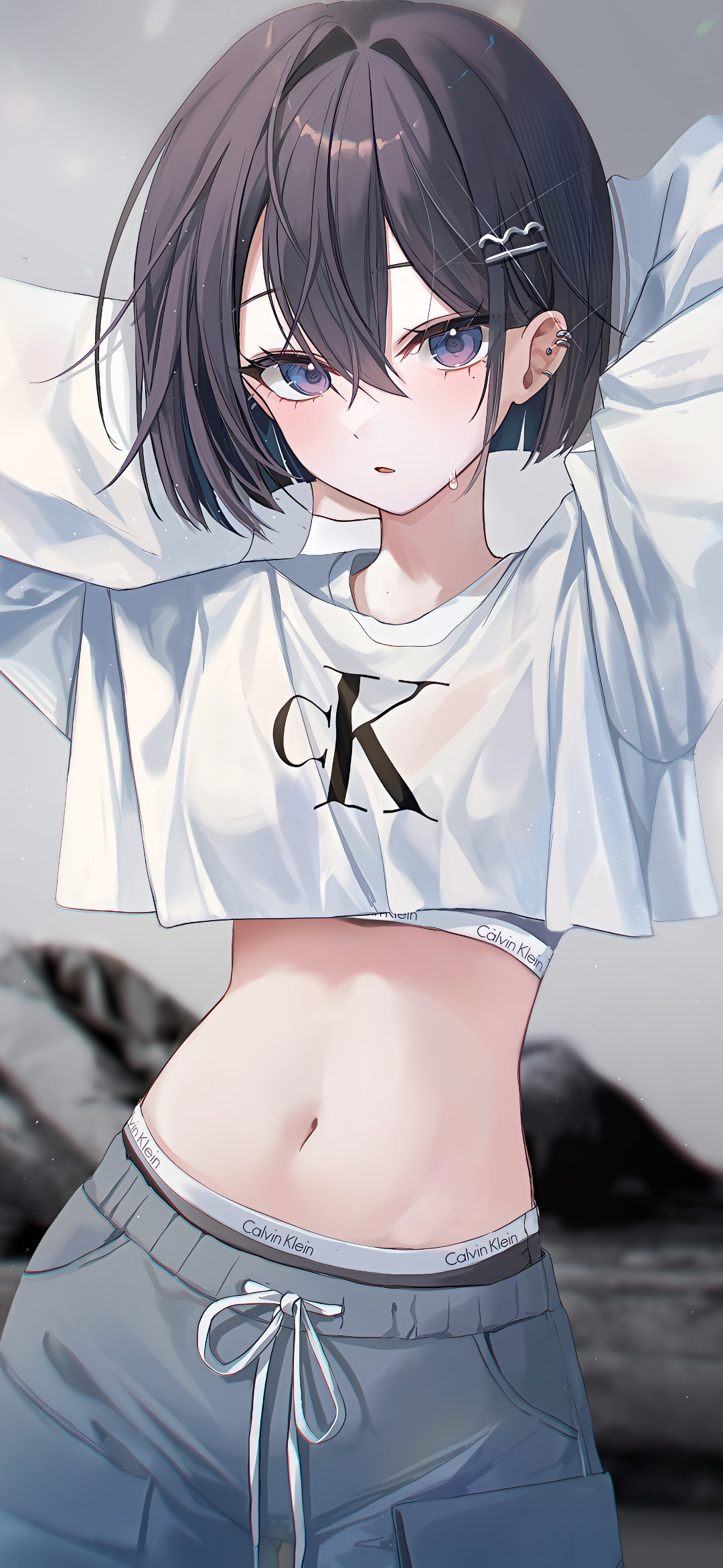 【动漫壁纸】原神 申鹤 碧蓝档案 早濑优香 JK制服少女 花火 很爱很爱你没人能代替 壁纸-第18张