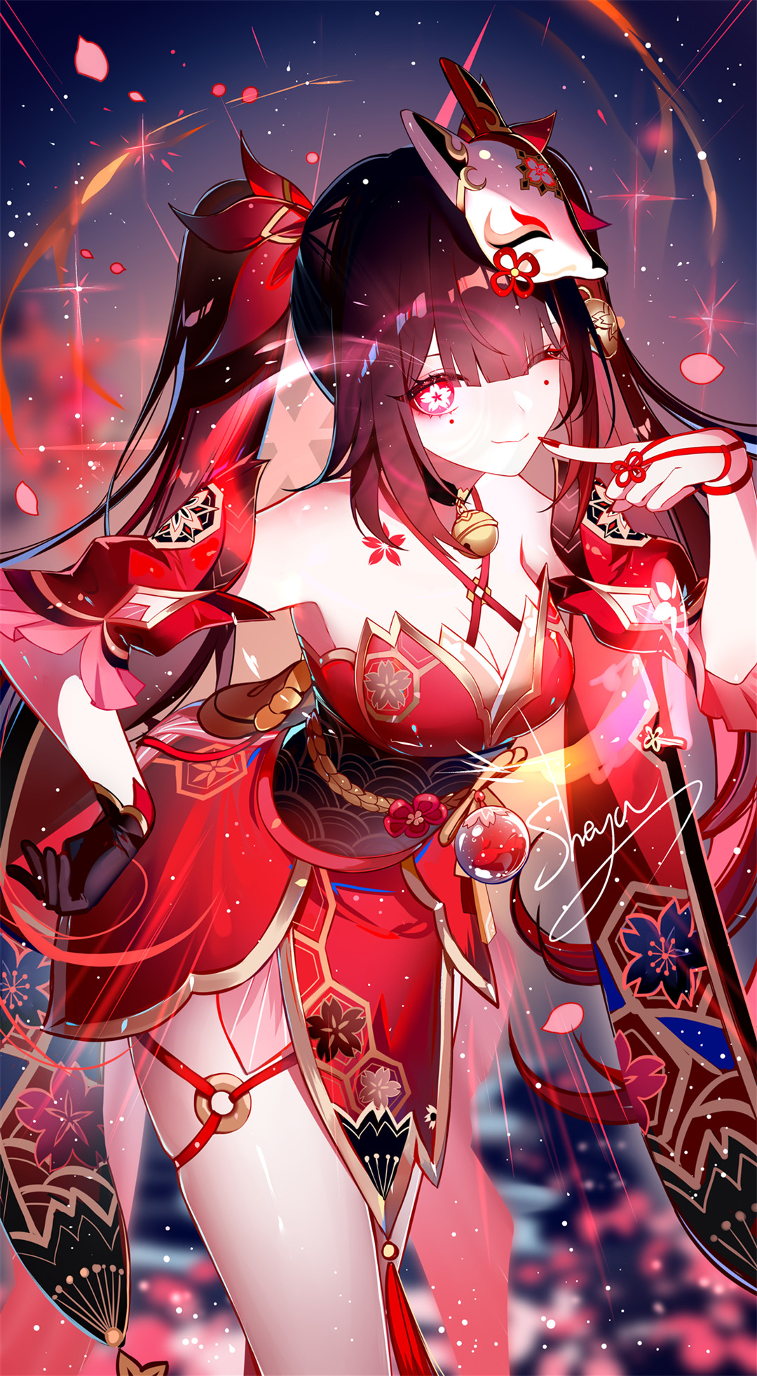 【P站美图】碧蓝档案 陸八魔アル 锭前纱织 水手服少女 崩坏 花火 插画壁纸推荐 P站美图-第2张