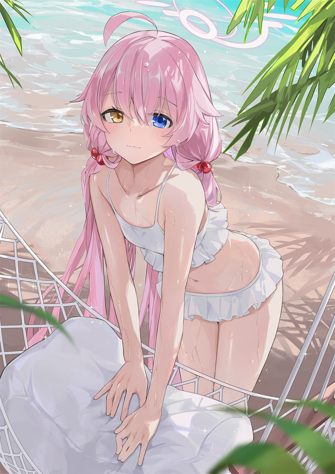 【插画精选】来这边呀老师～还挺凉快的唷 碧蓝档案 小鸟游星野同人角色插画特辑推荐 精选插画-第2张