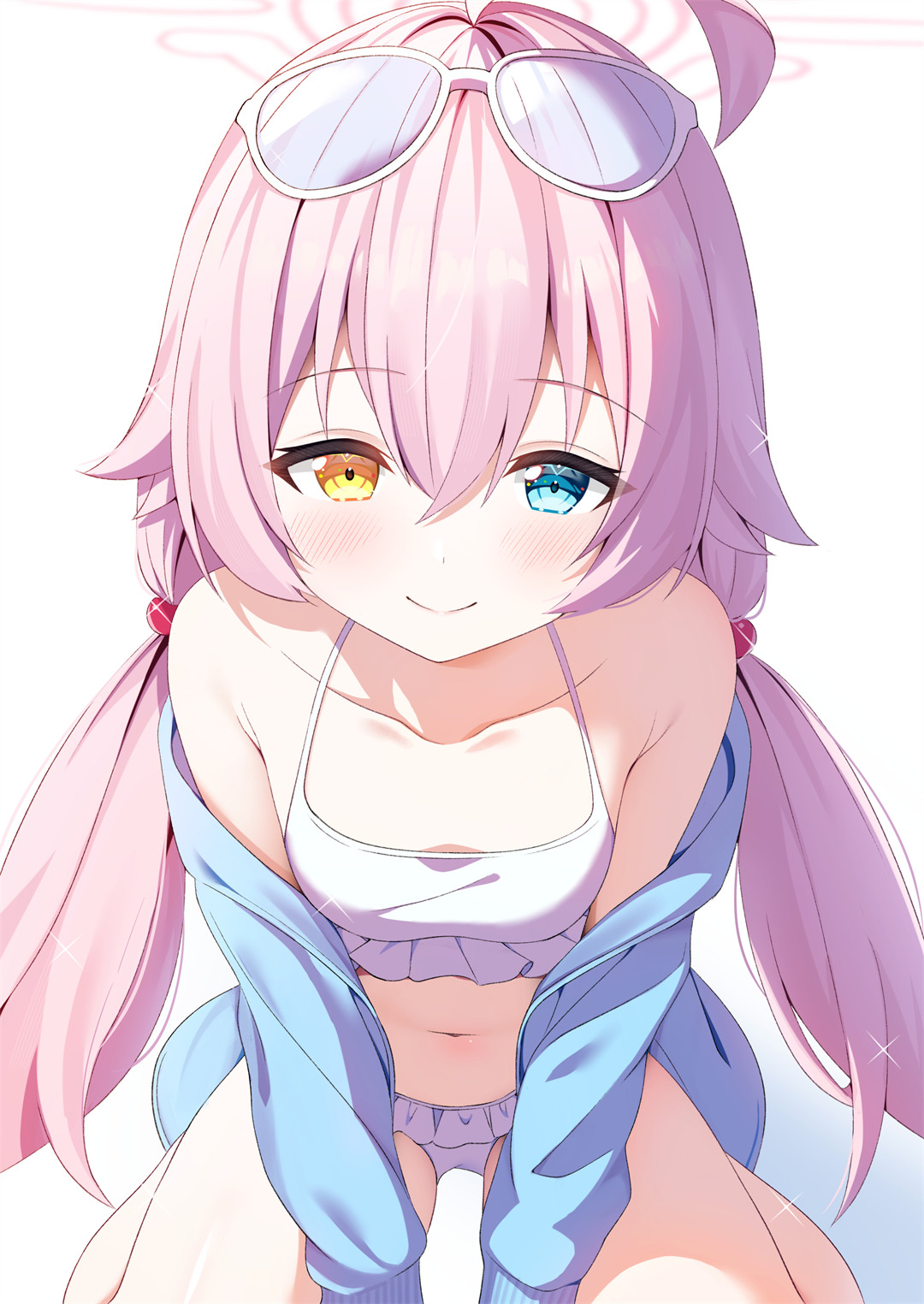 【插画精选】来这边呀老师～还挺凉快的唷 碧蓝档案 小鸟游星野同人角色插画特辑推荐 精选插画-第3张