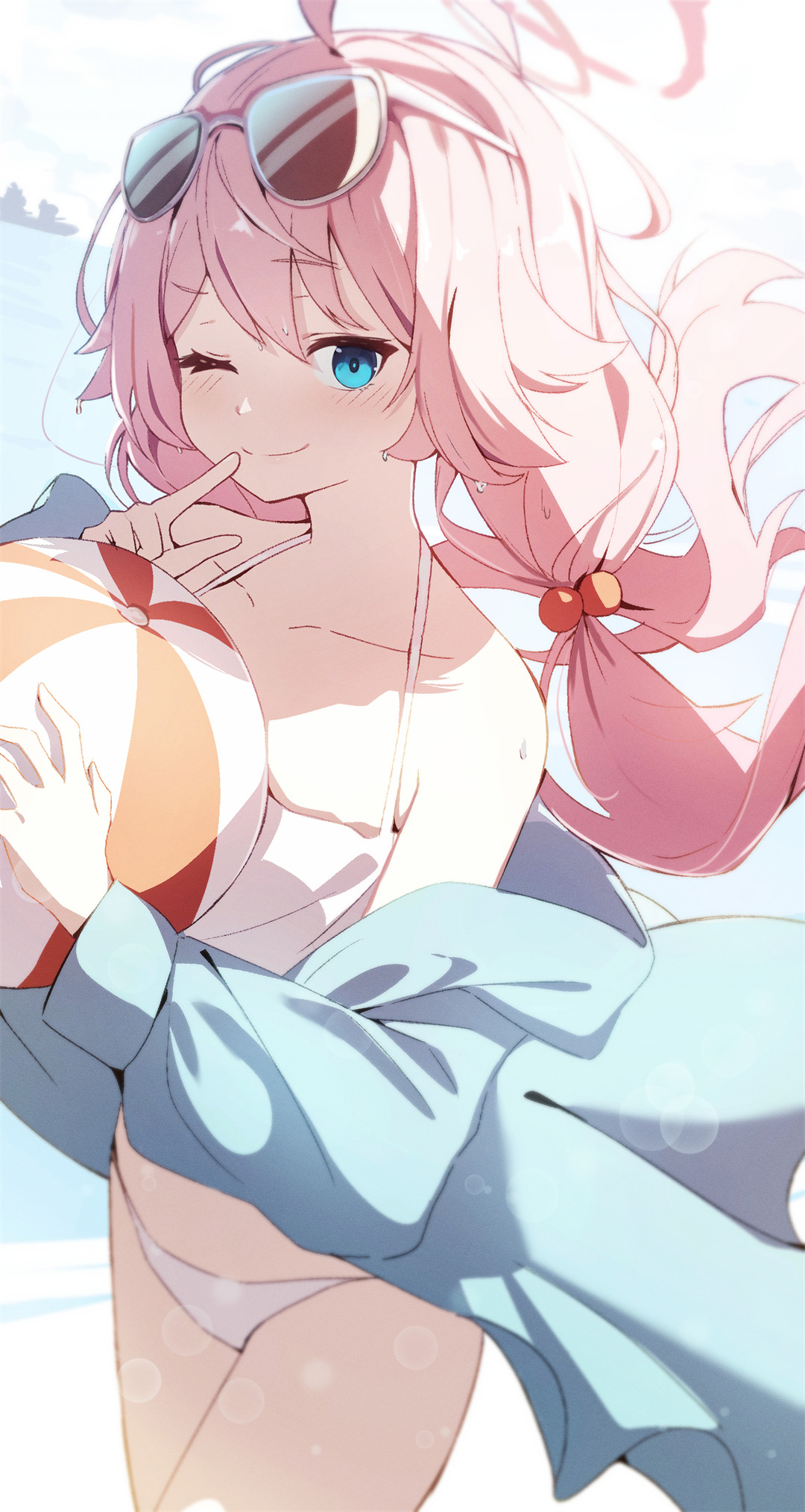 【插画精选】来这边呀老师～还挺凉快的唷 碧蓝档案 小鸟游星野同人角色插画特辑推荐 精选插画-第4张