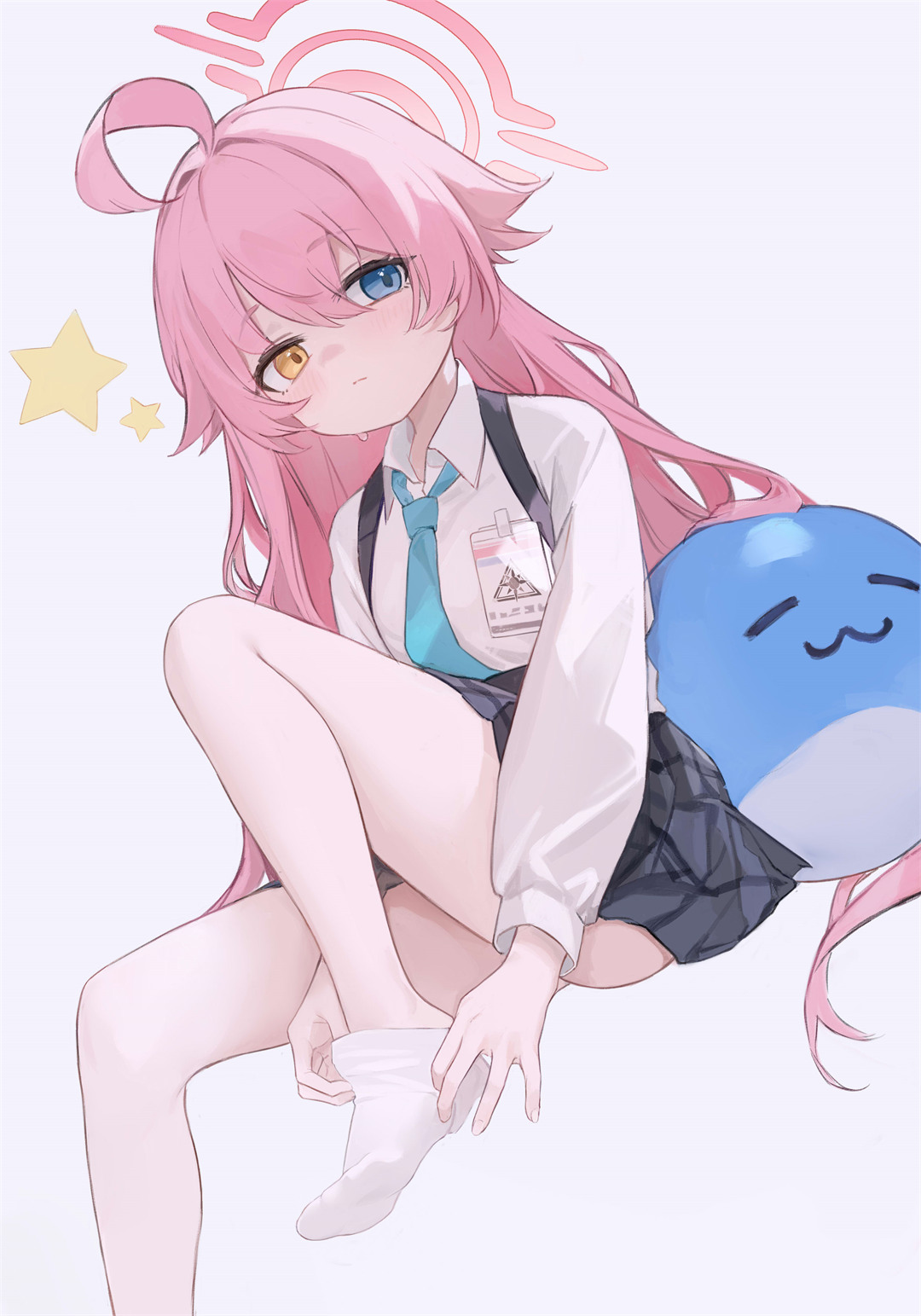 【插画精选】来这边呀老师～还挺凉快的唷 碧蓝档案 小鸟游星野同人角色插画特辑推荐 精选插画-第6张