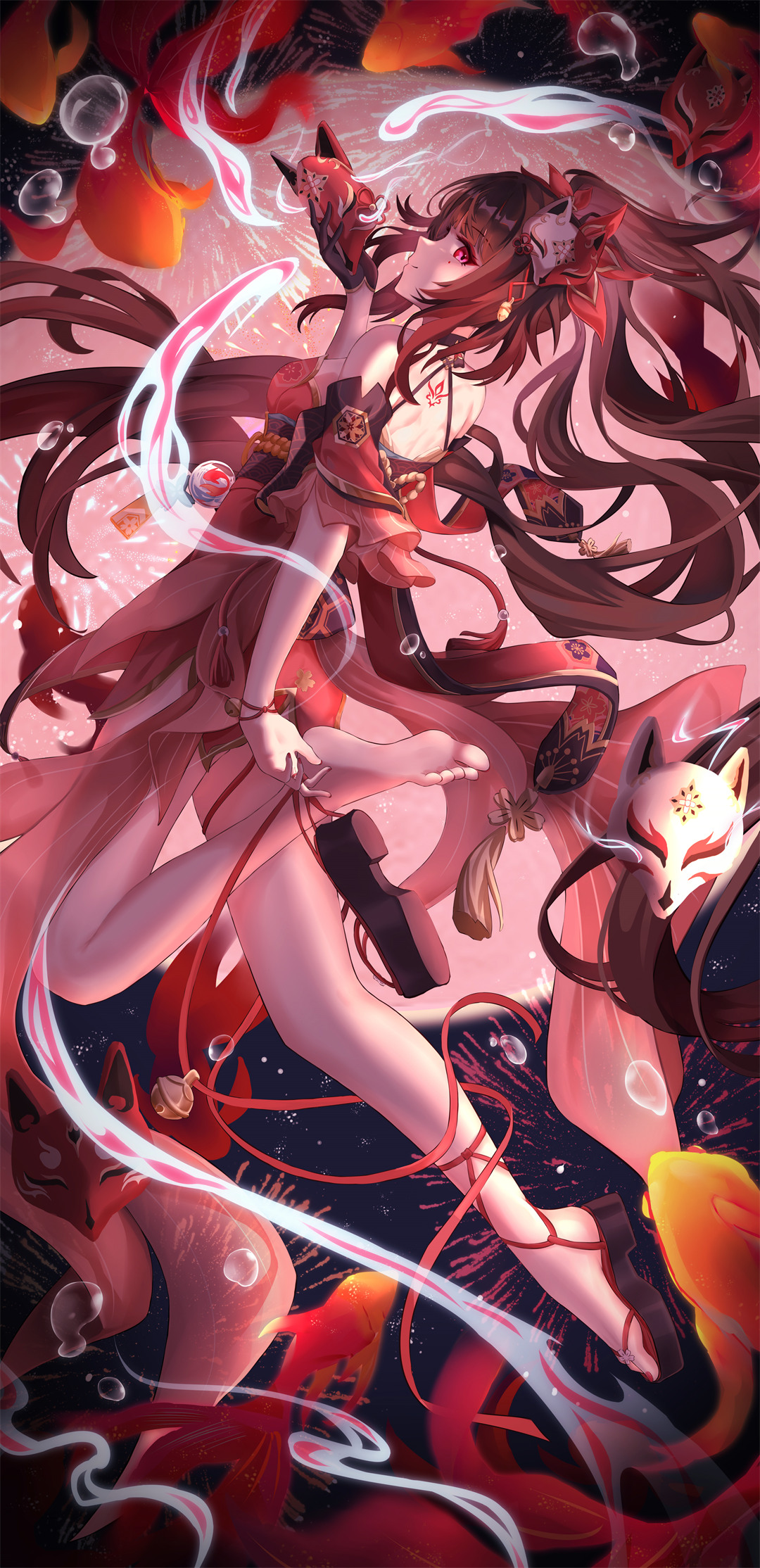 【P站美图】初音未来 碧蓝档案 圣园弥香 桐生桔梗 崩坏：星穹铁道 花火 插画壁纸推荐 P站美图-第3张