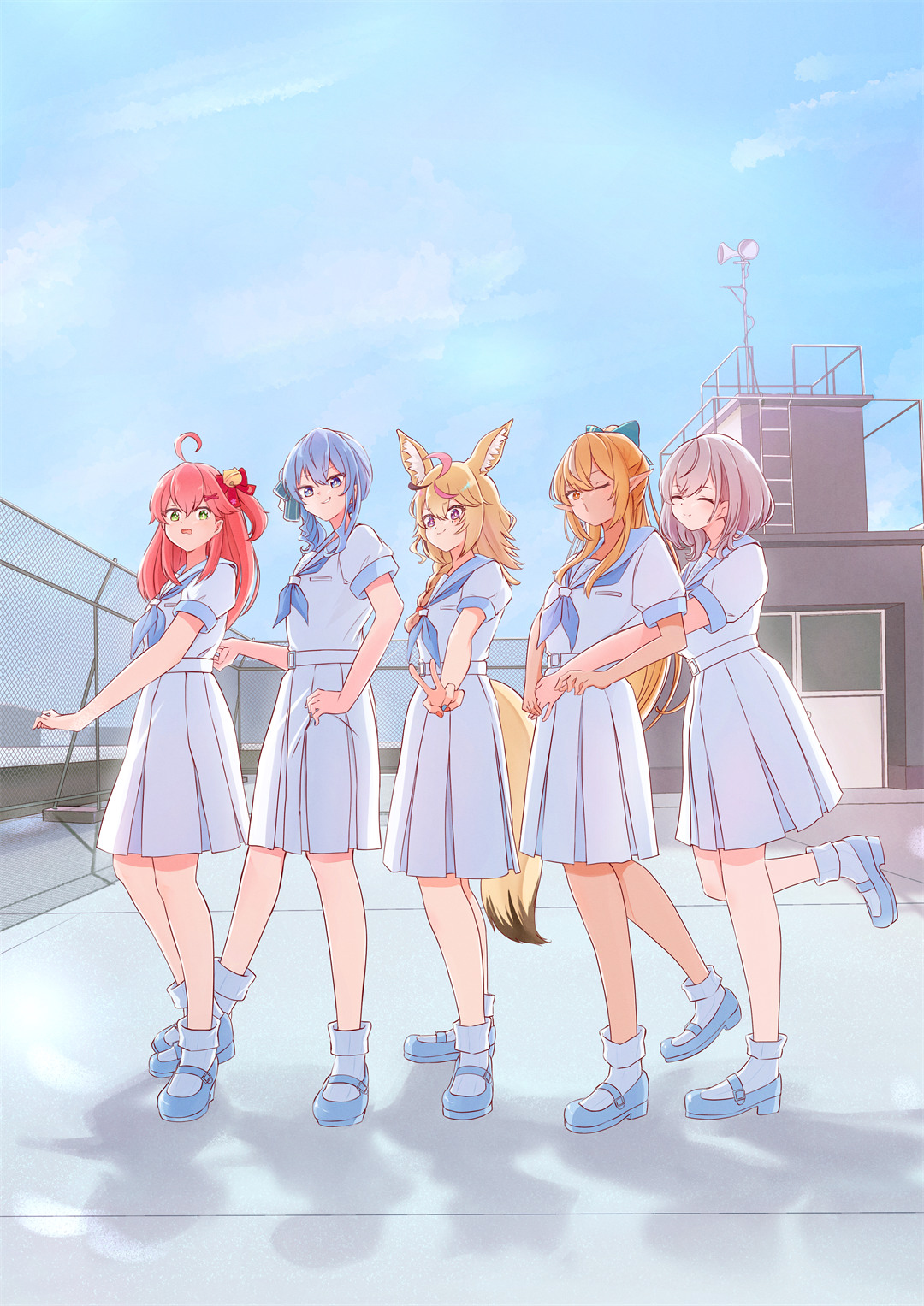 【P站美图】初音未来 碧蓝档案 圣园弥香 桐生桔梗 崩坏：星穹铁道 花火 插画壁纸推荐 P站美图-第12张