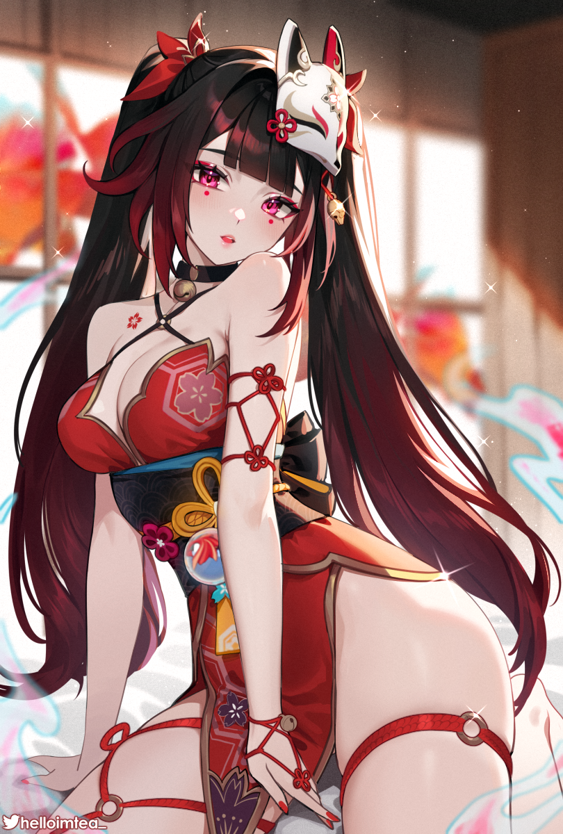 【插画精选】崩坏：星穹铁道 花火 镜流 流萤 碧蓝档案 圣园弥香 会员美图壁纸推荐 精选插画-第5张