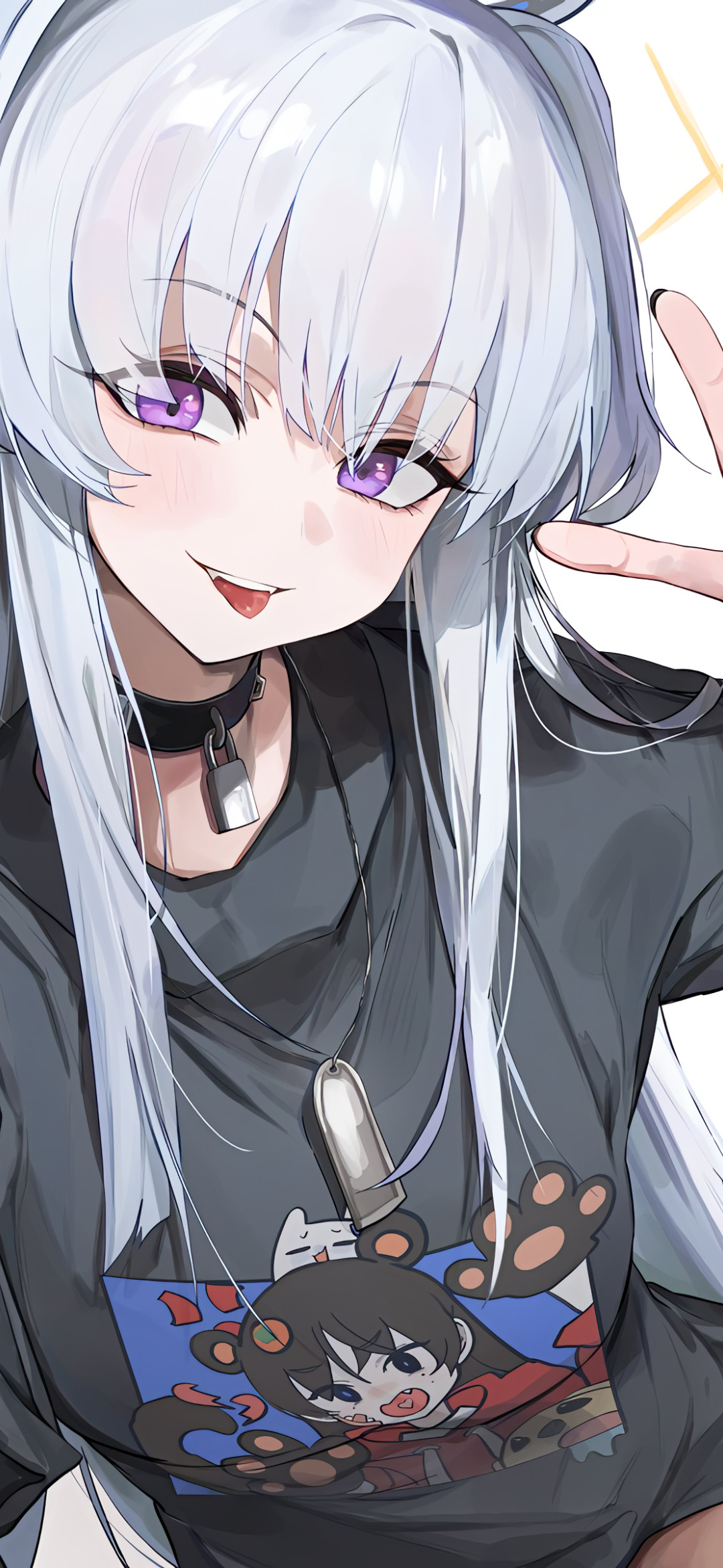 【动漫壁纸】初音未来 Miku公主 流萤 兽耳 制服少女 亲爱的你会不会有时候偶尔也曾想起我 壁纸-第3张