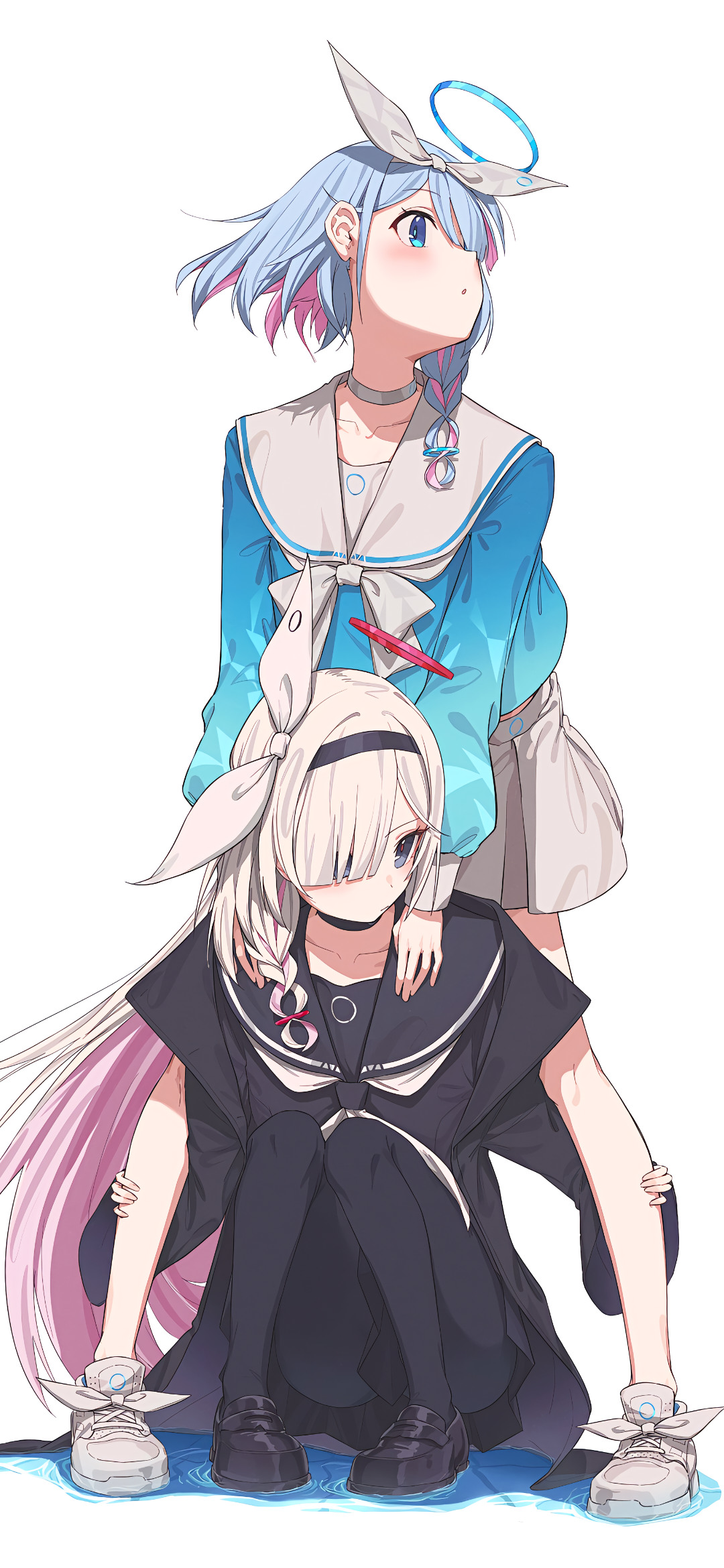 【动漫壁纸】初音未来 Miku公主 流萤 兽耳 制服少女 亲爱的你会不会有时候偶尔也曾想起我 壁纸-第4张