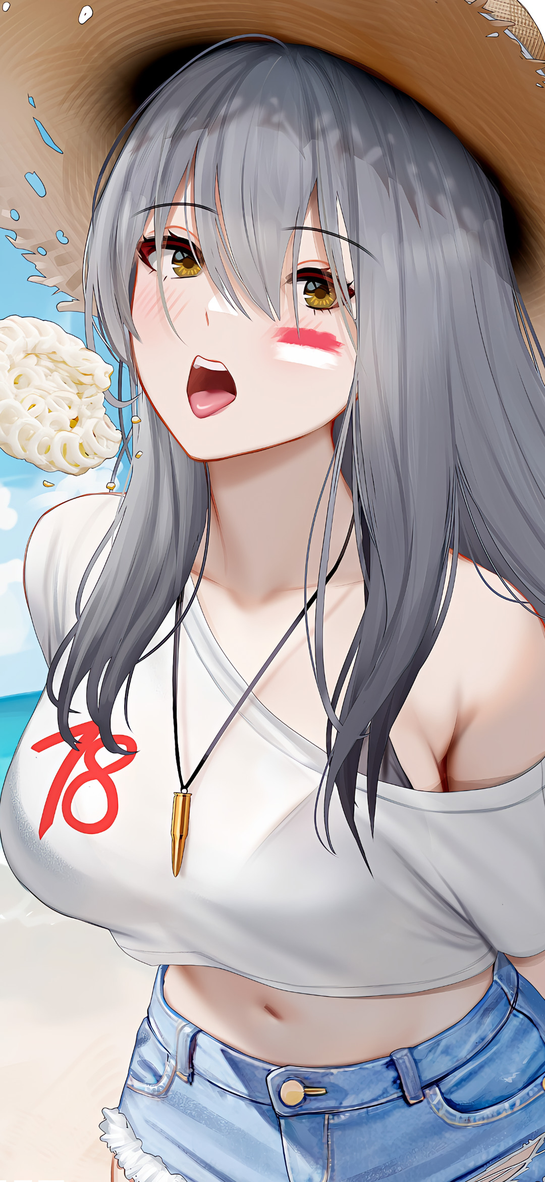 【动漫壁纸】初音未来 Miku公主 流萤 兽耳 制服少女 亲爱的你会不会有时候偶尔也曾想起我 壁纸-第5张