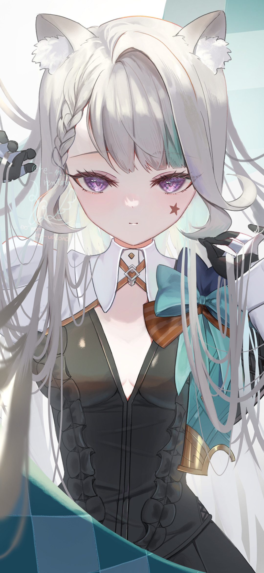 【动漫壁纸】初音未来 Miku公主 流萤 兽耳 制服少女 亲爱的你会不会有时候偶尔也曾想起我 壁纸-第10张