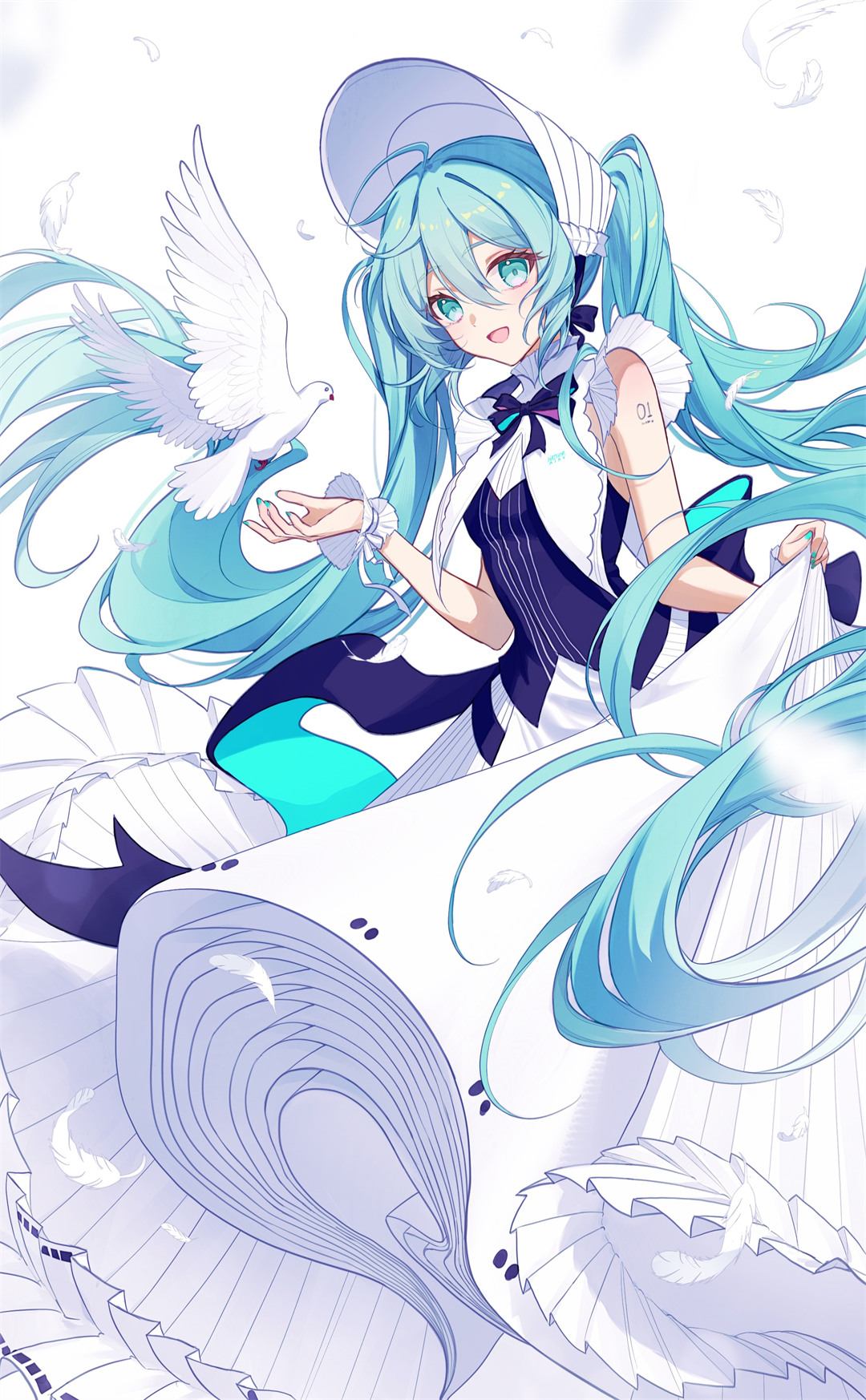 【P站美图】初音未来 碧蓝档案 桐生桔梗 陆八魔爱露 崩坏 花火 黑天鹅 插画壁纸推荐 P站美图-第4张