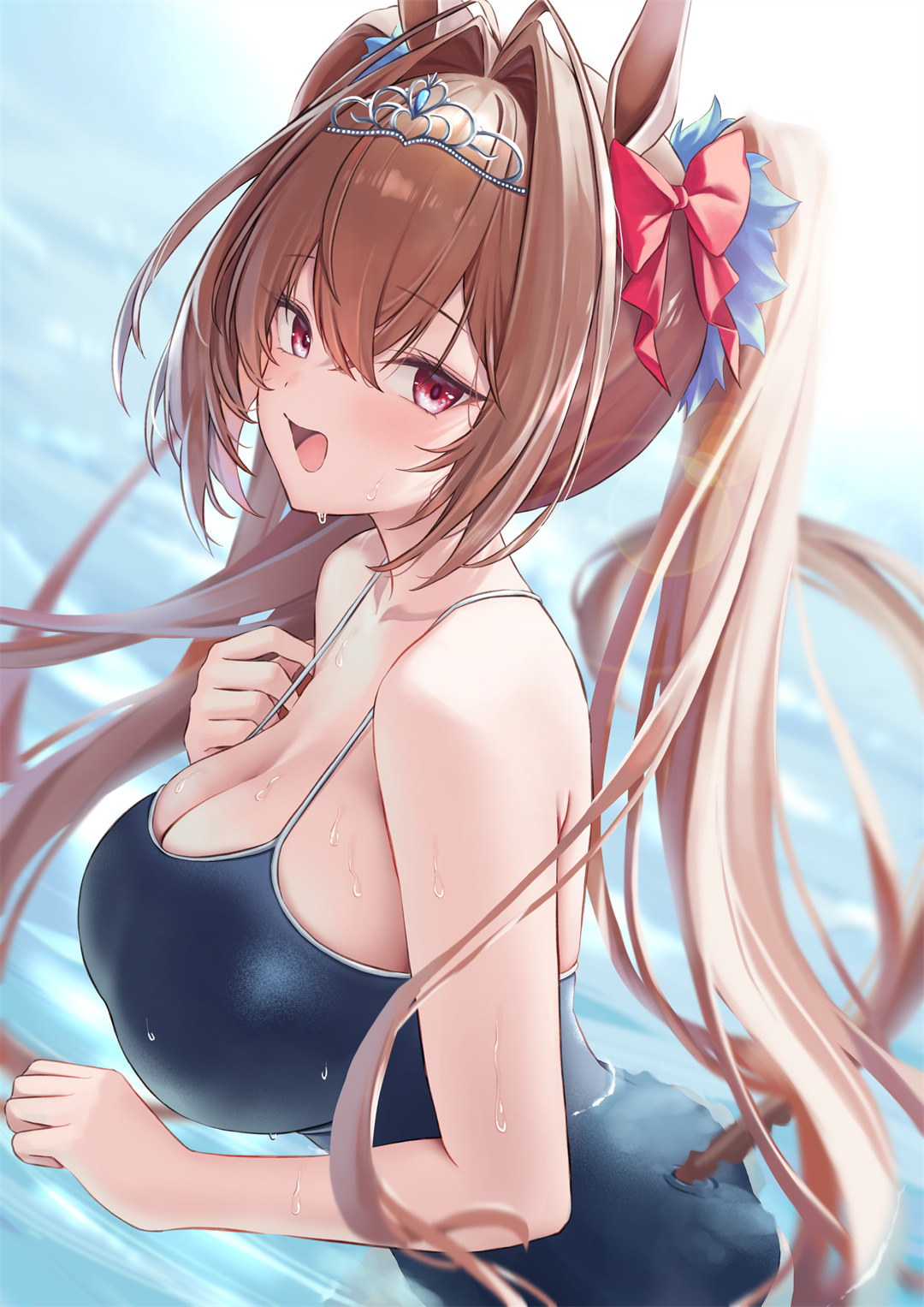 【插画精选】初音未来 兽耳泳衣少女 崩坏花火 原神 娜维娅 会员美图推荐 插画精选-第1张