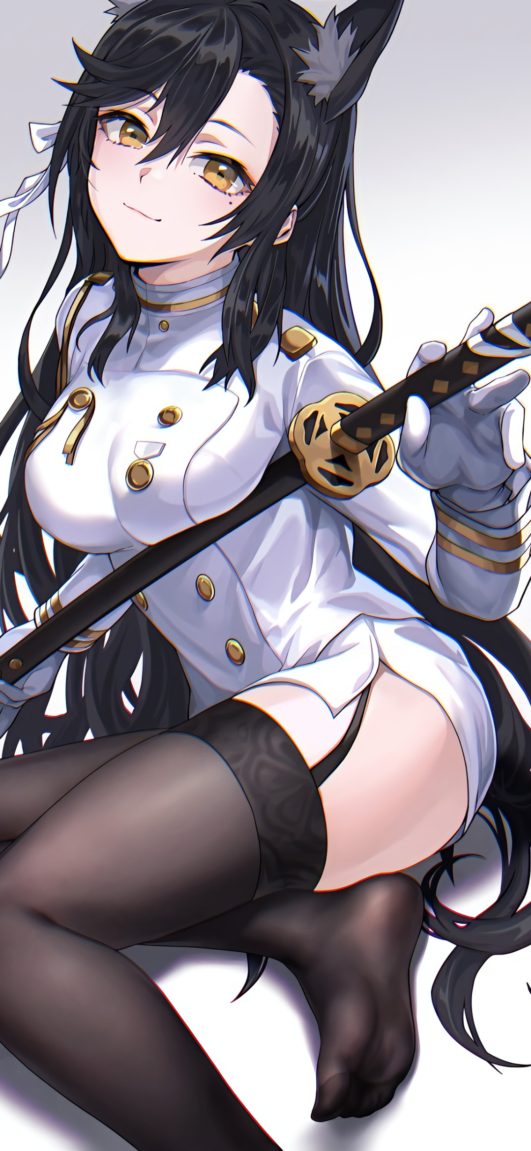 【动漫壁纸】原神 申鹤 兽耳银发少女 花火 我最想念炙热 傍晚相拥 你在身边 壁纸-第4张