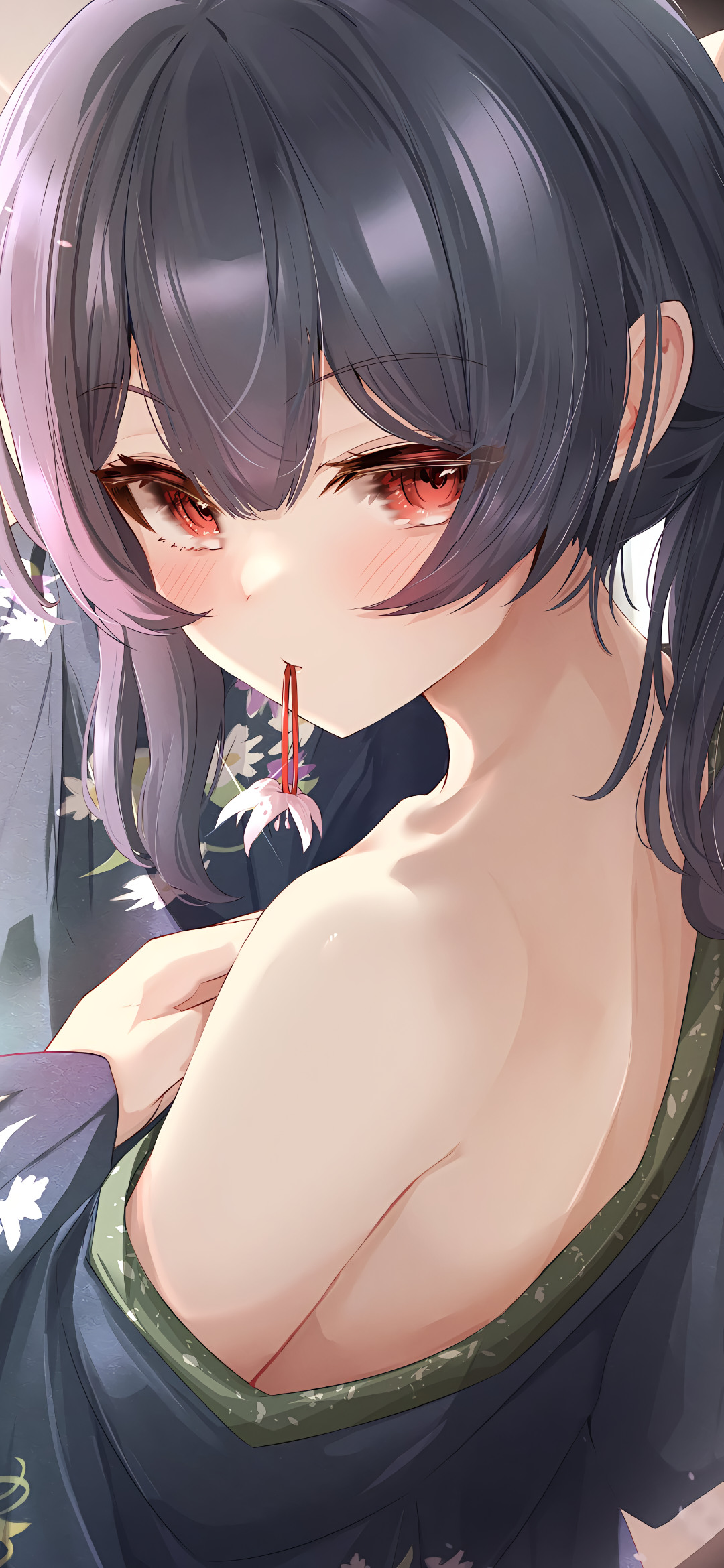 【动漫壁纸】原神 申鹤 兽耳银发少女 花火 我最想念炙热 傍晚相拥 你在身边 壁纸-第19张