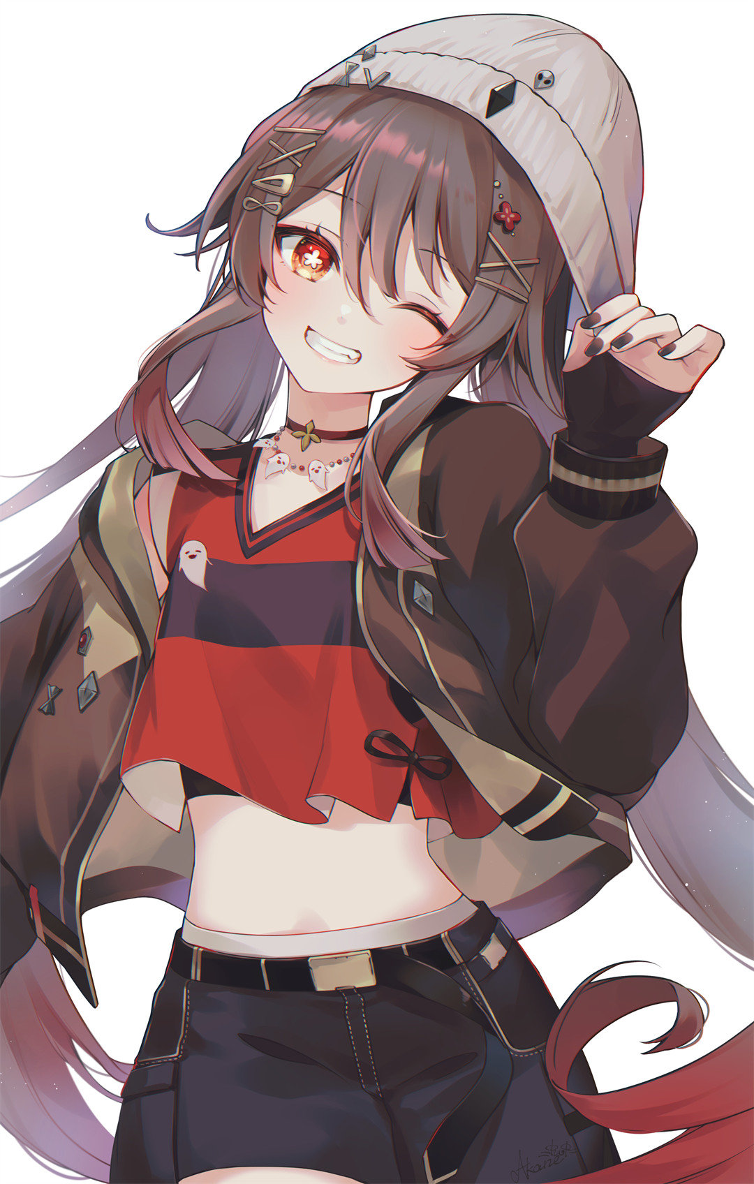 【P站美图】虚拟主播 樱巫女 原神 千织 胡桃 白毛兽耳少女 碧蓝档案 亚丝娜 插画壁纸推荐 P站美图-第7张