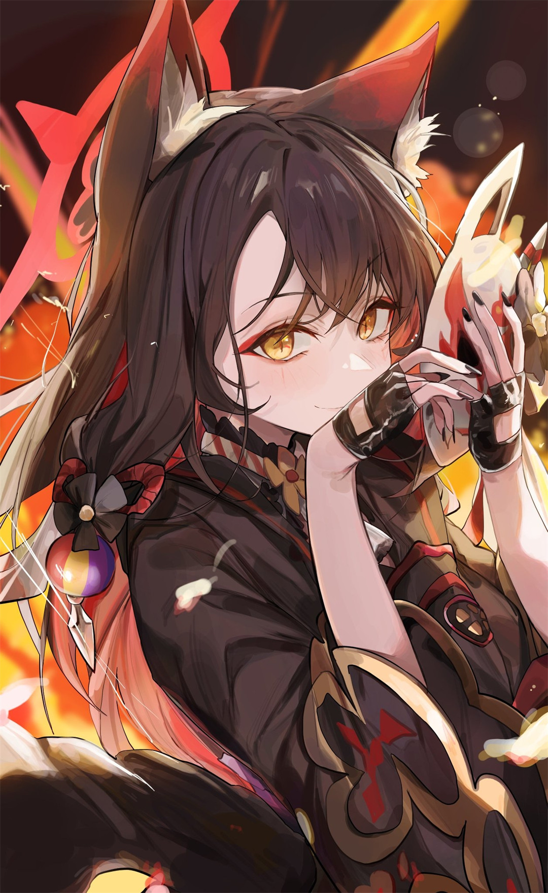 【P站美图】虚拟主播 樱巫女 原神 千织 胡桃 白毛兽耳少女 碧蓝档案 亚丝娜 插画壁纸推荐 P站美图-第8张