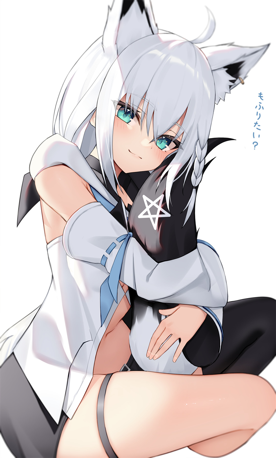【P站美图】虚拟主播 樱巫女 原神 千织 胡桃 白毛兽耳少女 碧蓝档案 亚丝娜 插画壁纸推荐 P站美图-第10张