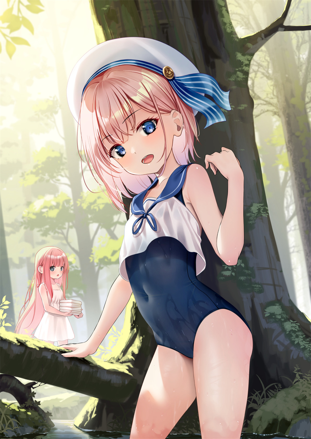 【P站美图】虚拟主播 樱巫女 原神 千织 胡桃 白毛兽耳少女 碧蓝档案 亚丝娜 插画壁纸推荐 P站美图-第17张