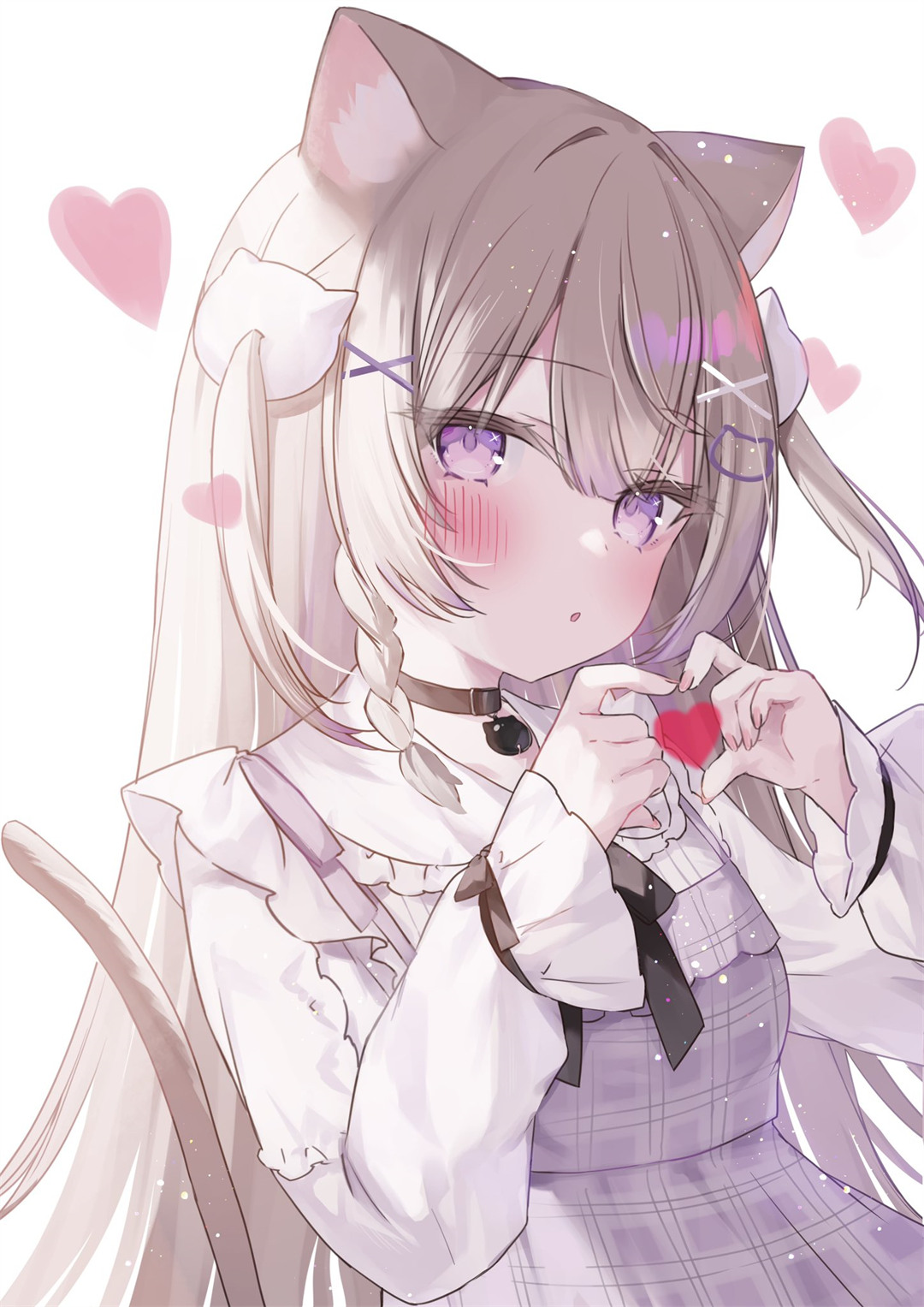 【P站美图】虚拟主播 樱巫女 原神 千织 胡桃 白毛兽耳少女 碧蓝档案 亚丝娜 插画壁纸推荐 P站美图-第18张