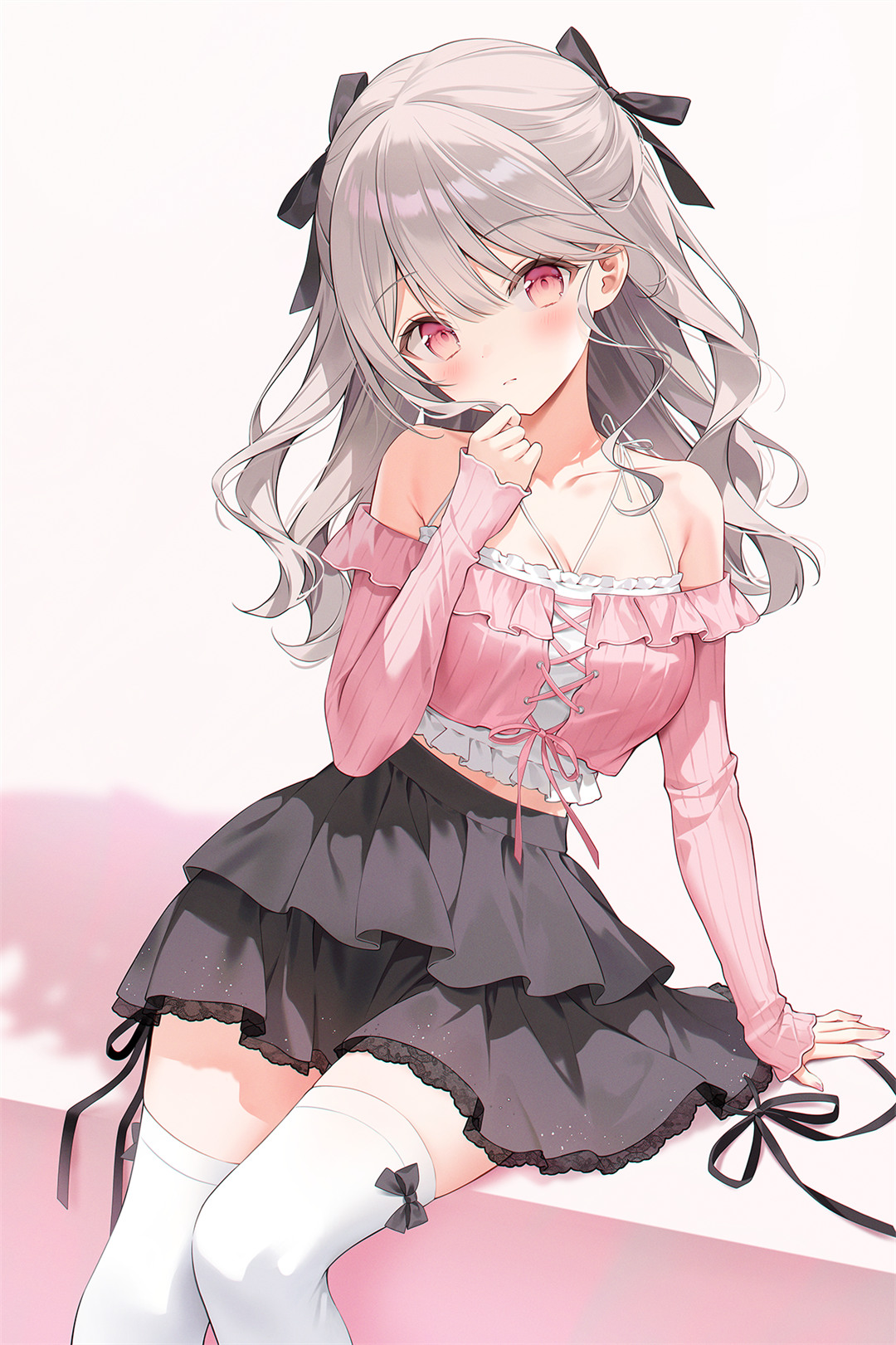 【P站美图】初音未来 虚拟主播 樱 碧蓝档案 鬼方佳代子 樱未来 星穹铁道 花火 插画壁纸推荐 P站美图-第1张
