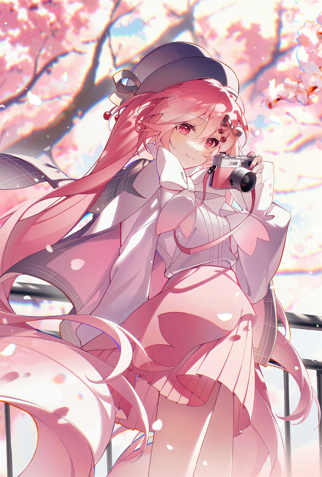 【P站美图】初音未来 虚拟主播 樱 碧蓝档案 鬼方佳代子 樱未来 星穹铁道 花火 插画壁纸推荐 P站美图-第2张