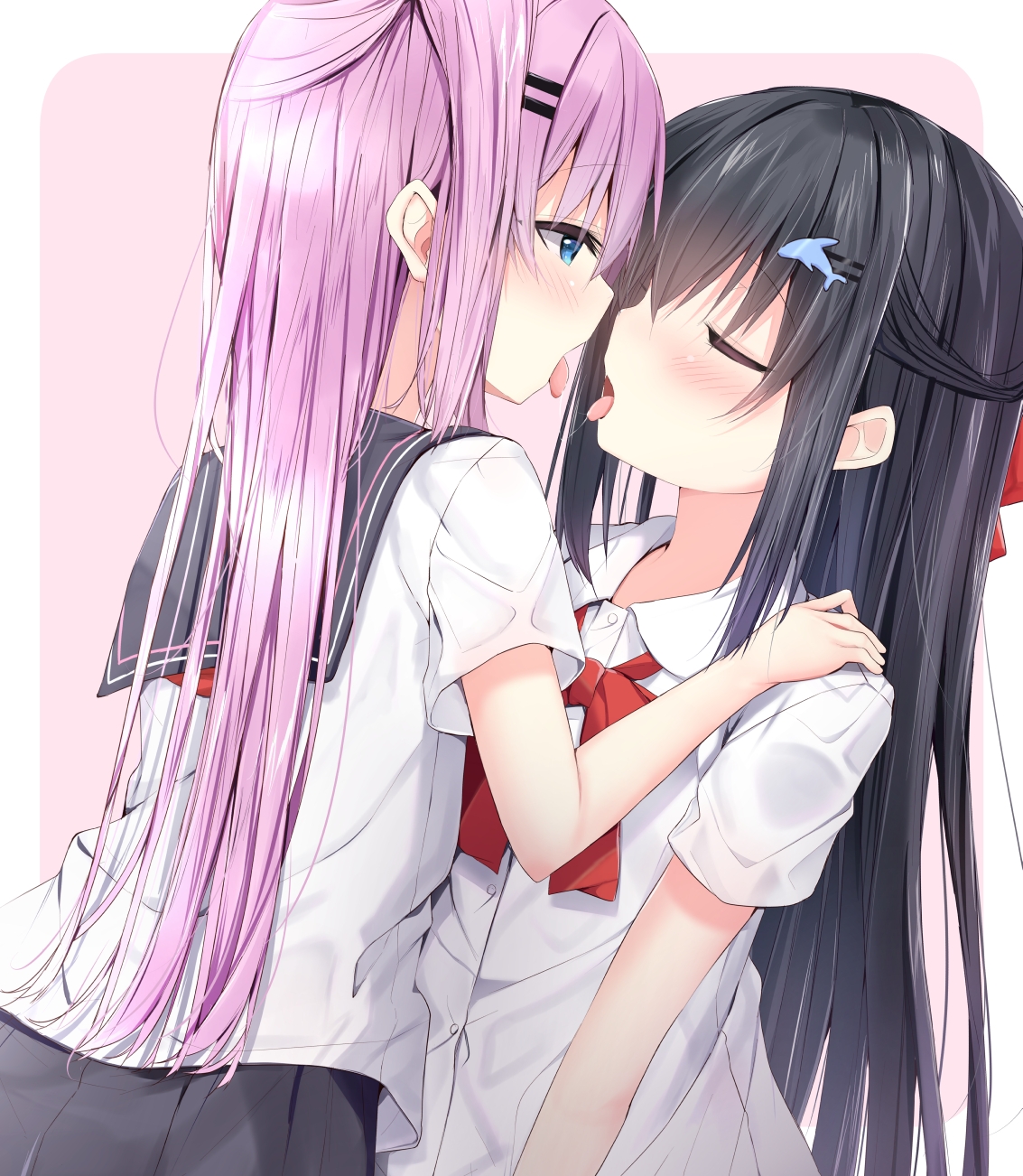 【P站画师】白毛粉毛美少女插画师ふぇありぃあい的美图作品推荐 P站画师-第3张